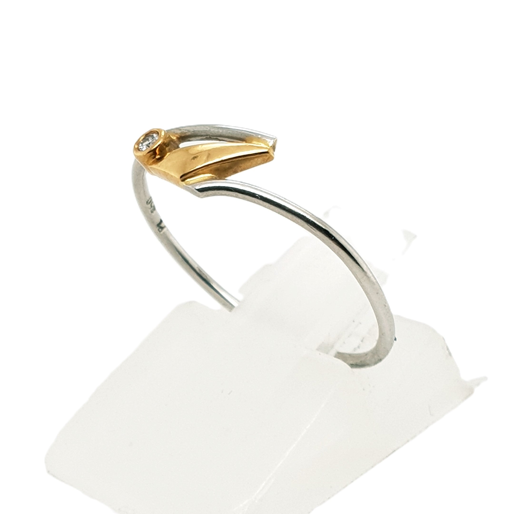 Brillant Platin Gold Ring 750 950 Gr.53