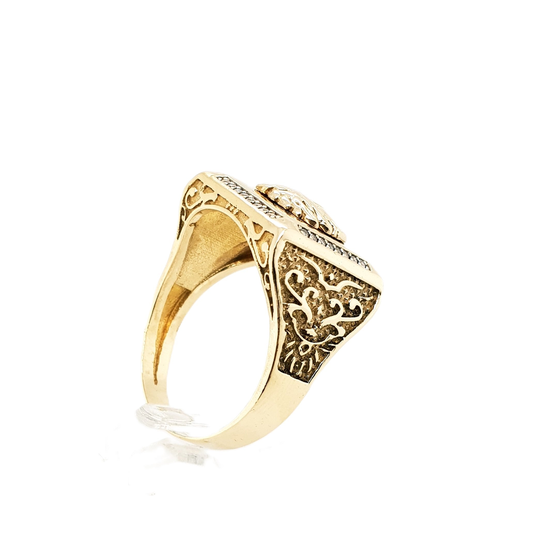 Gold Ring 585 14kt Gr.69