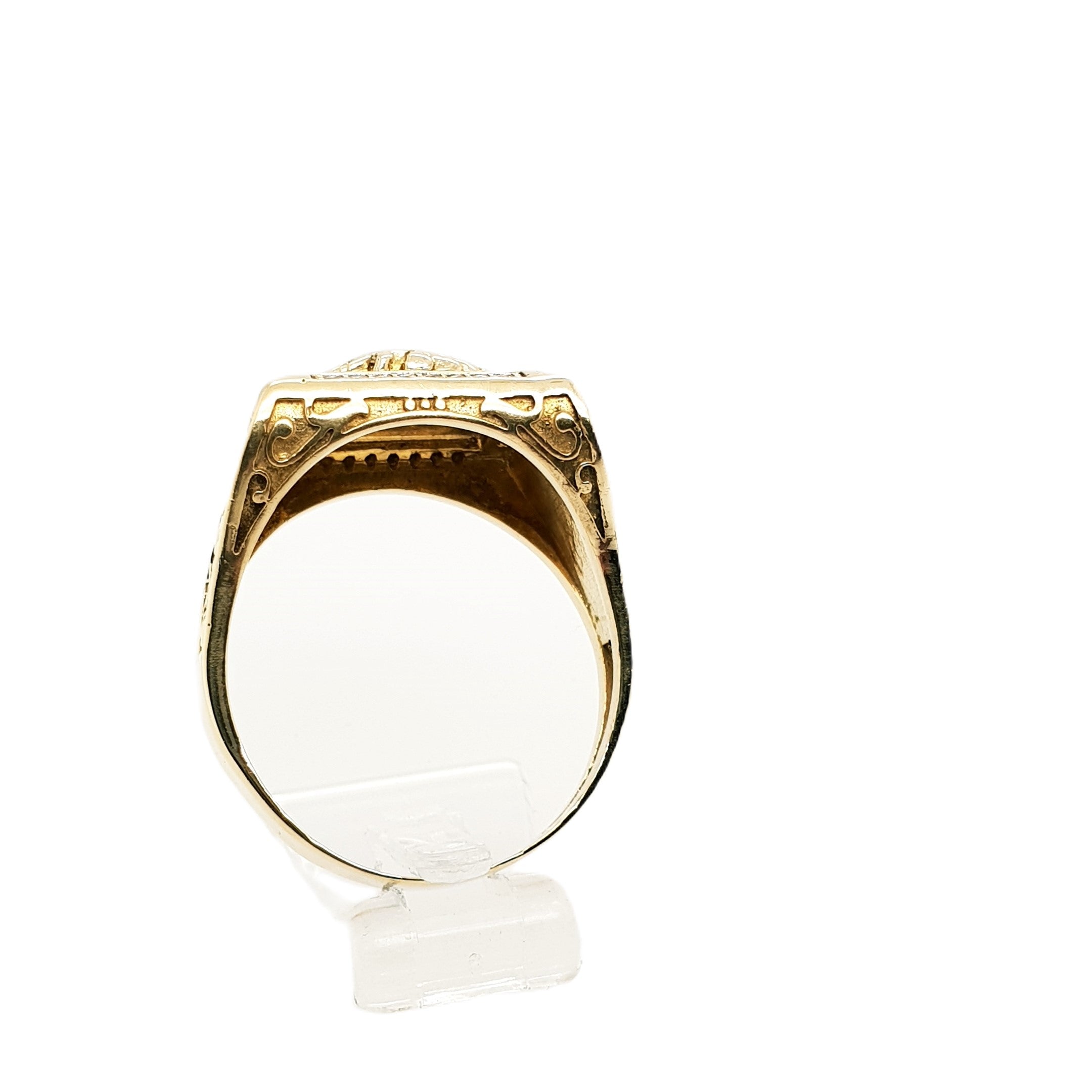 Gold Ring 585 14kt Gr.69