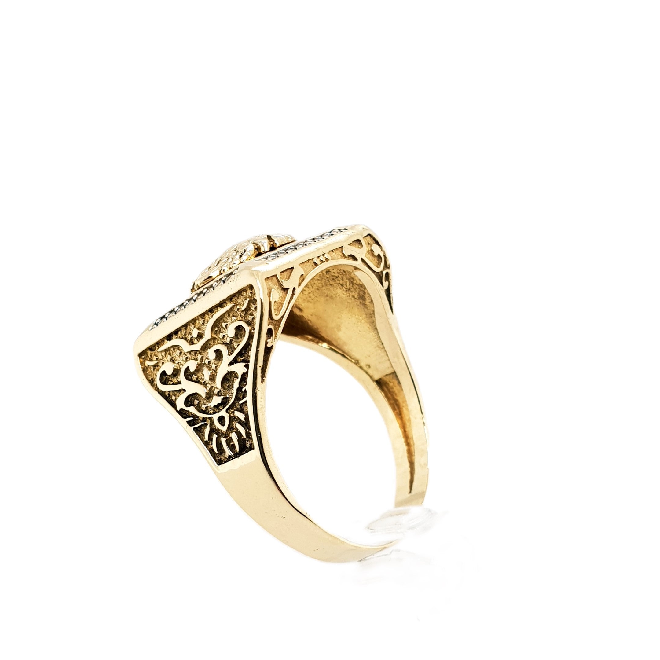Gold Ring 585 14kt Gr.69