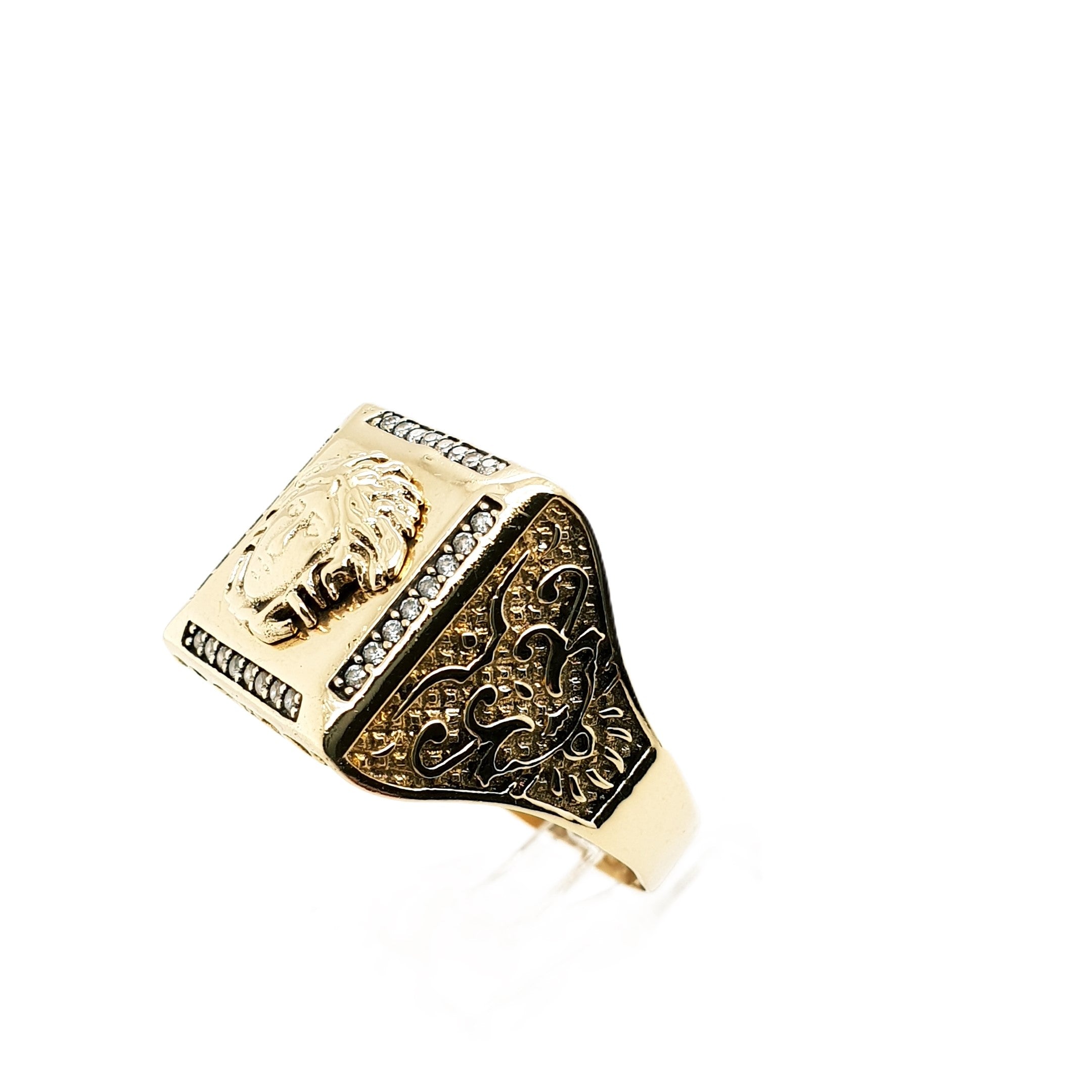 Gold Ring 585 14kt Gr.69