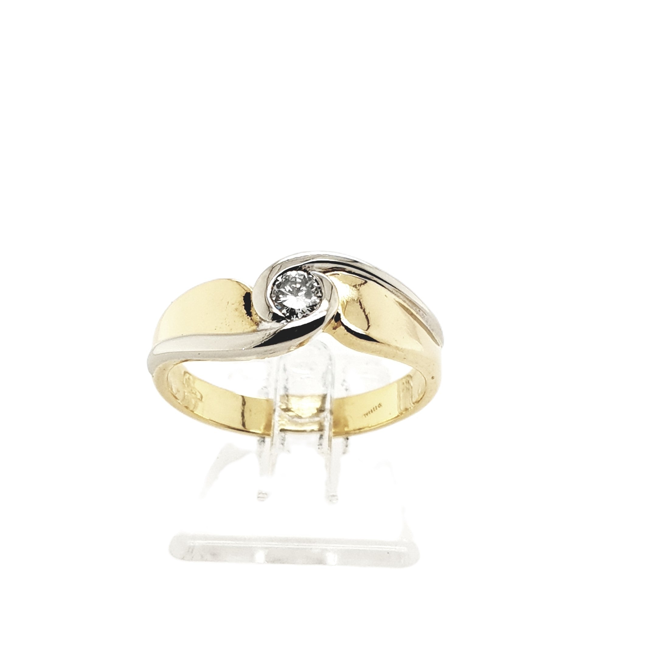 Brillant Gold Ring 585 14kt Gr.53