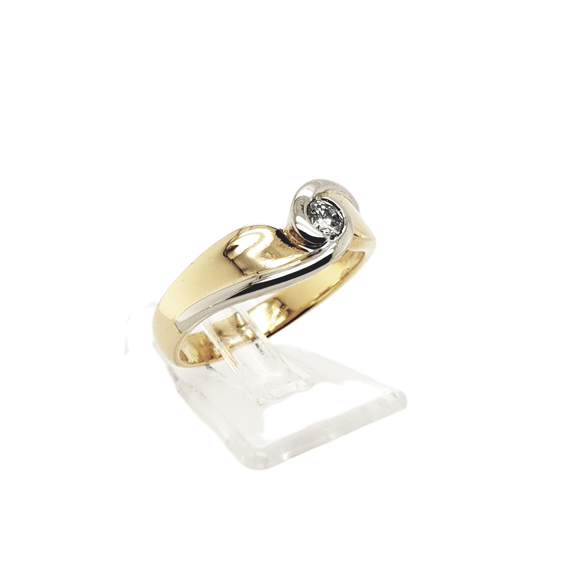 Brillant Gold Ring 585 14kt Gr.53