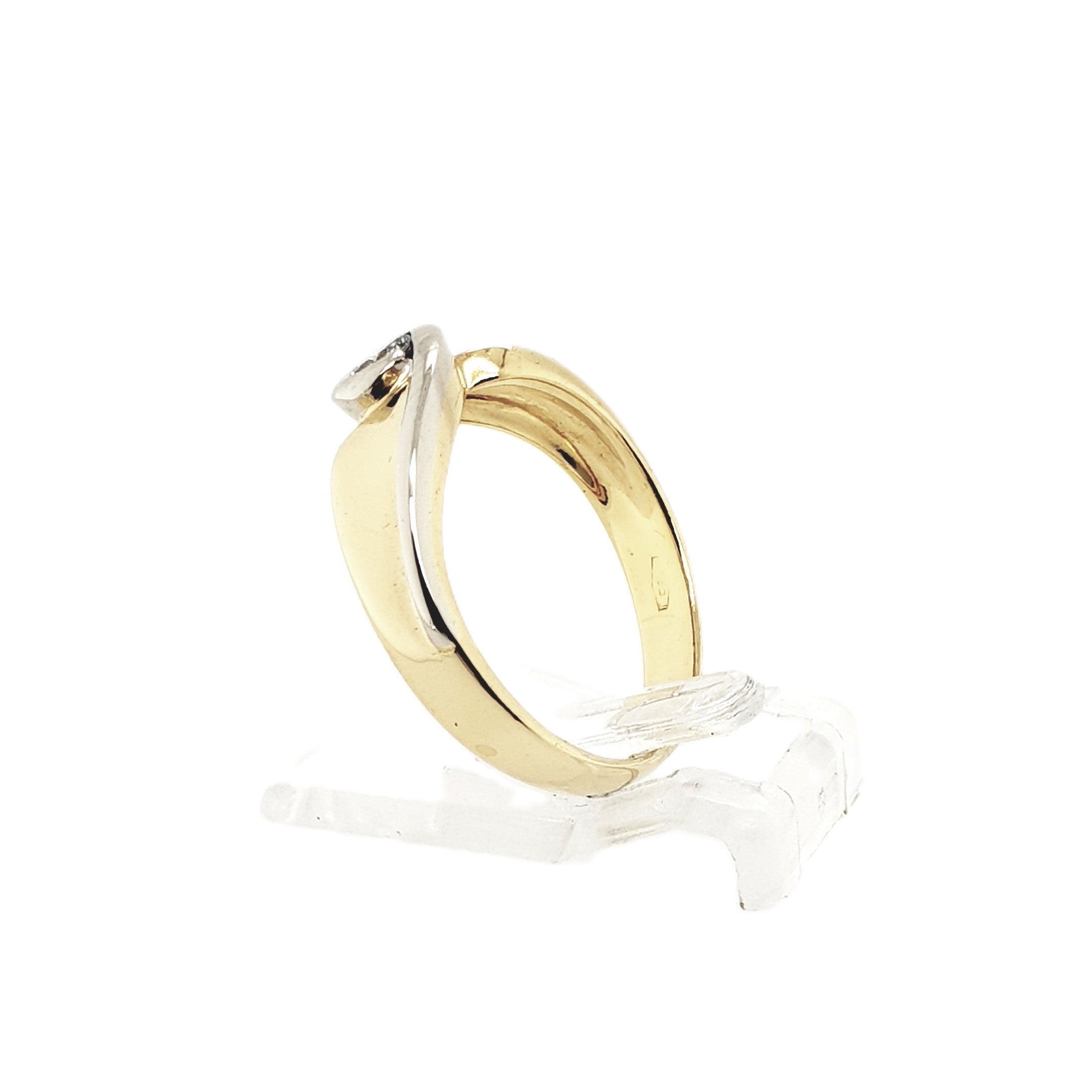 Brillant Gold Ring 585 14kt Gr.53