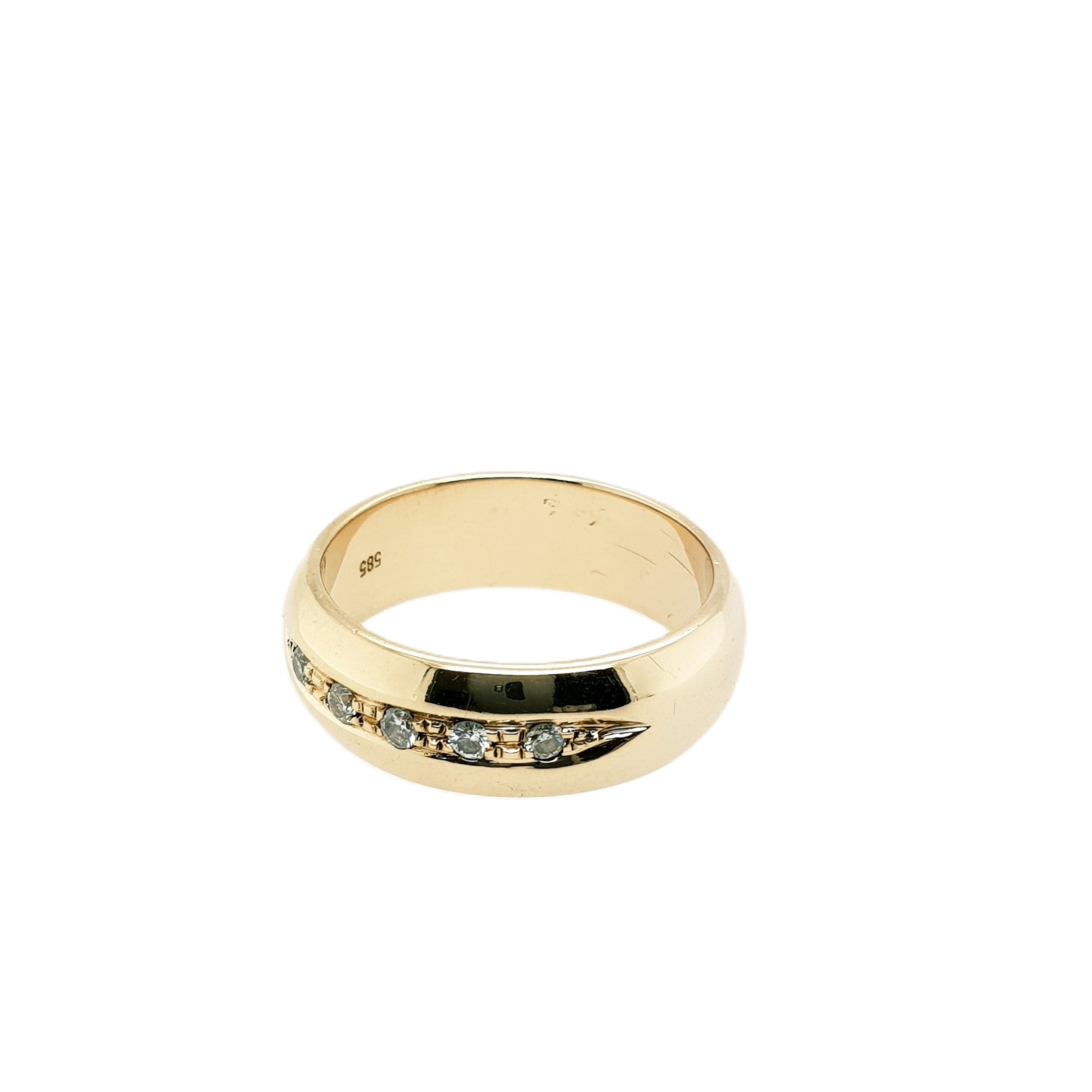 Brillant Gold Ring 585 14kt Gr.62