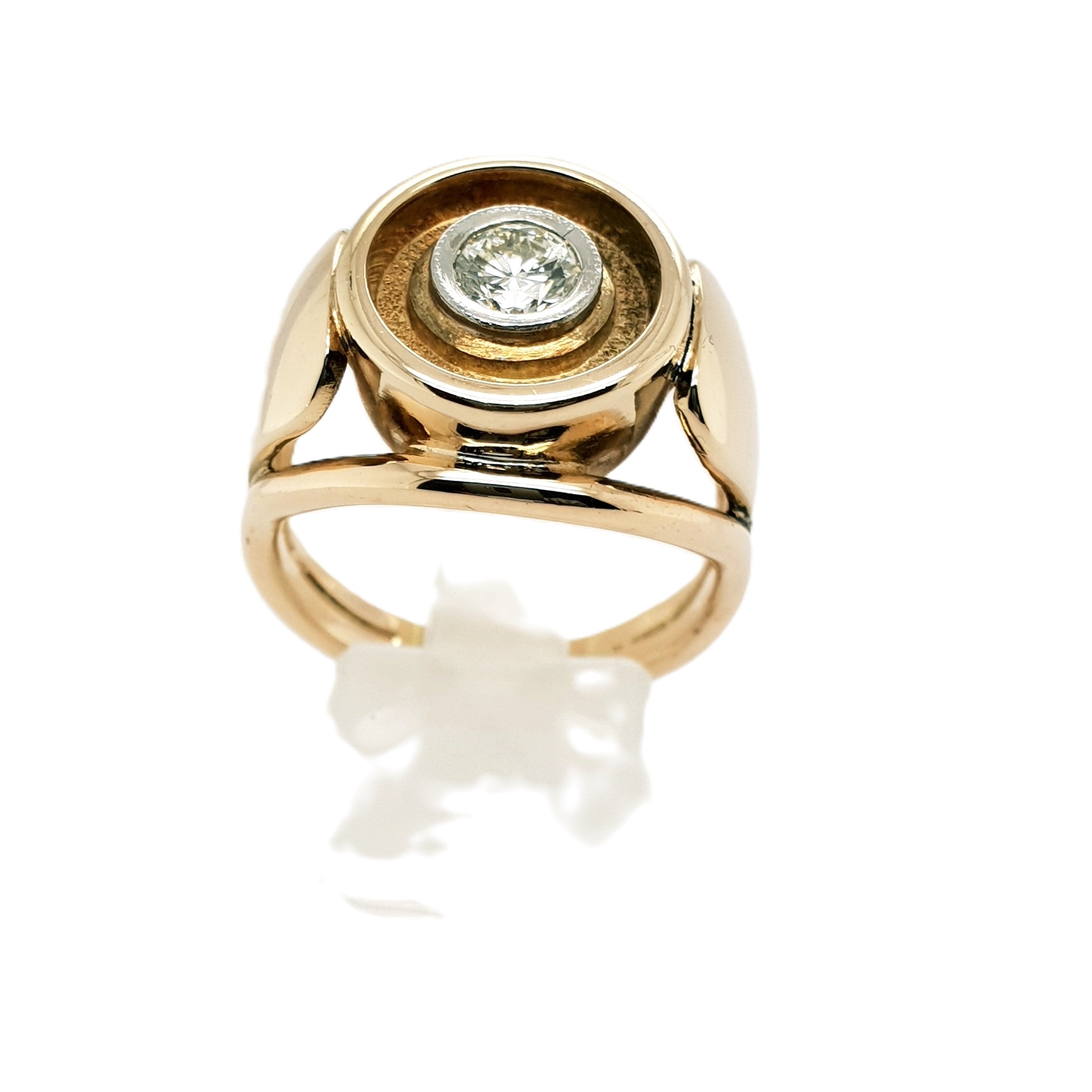Brillant Gold Ring 585 14kt Gr.57
