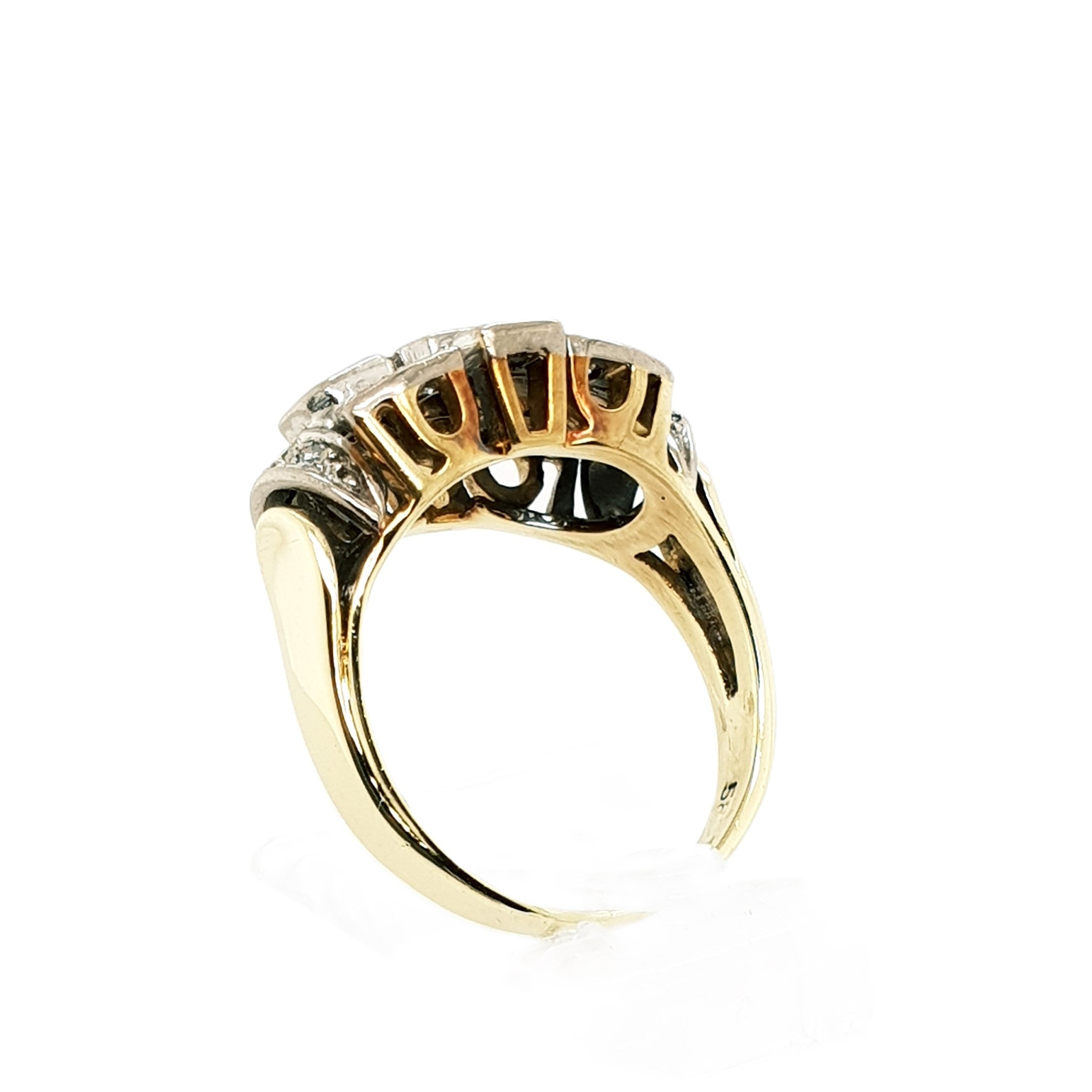Brillant Gold Ring 585 14kt Gr.51