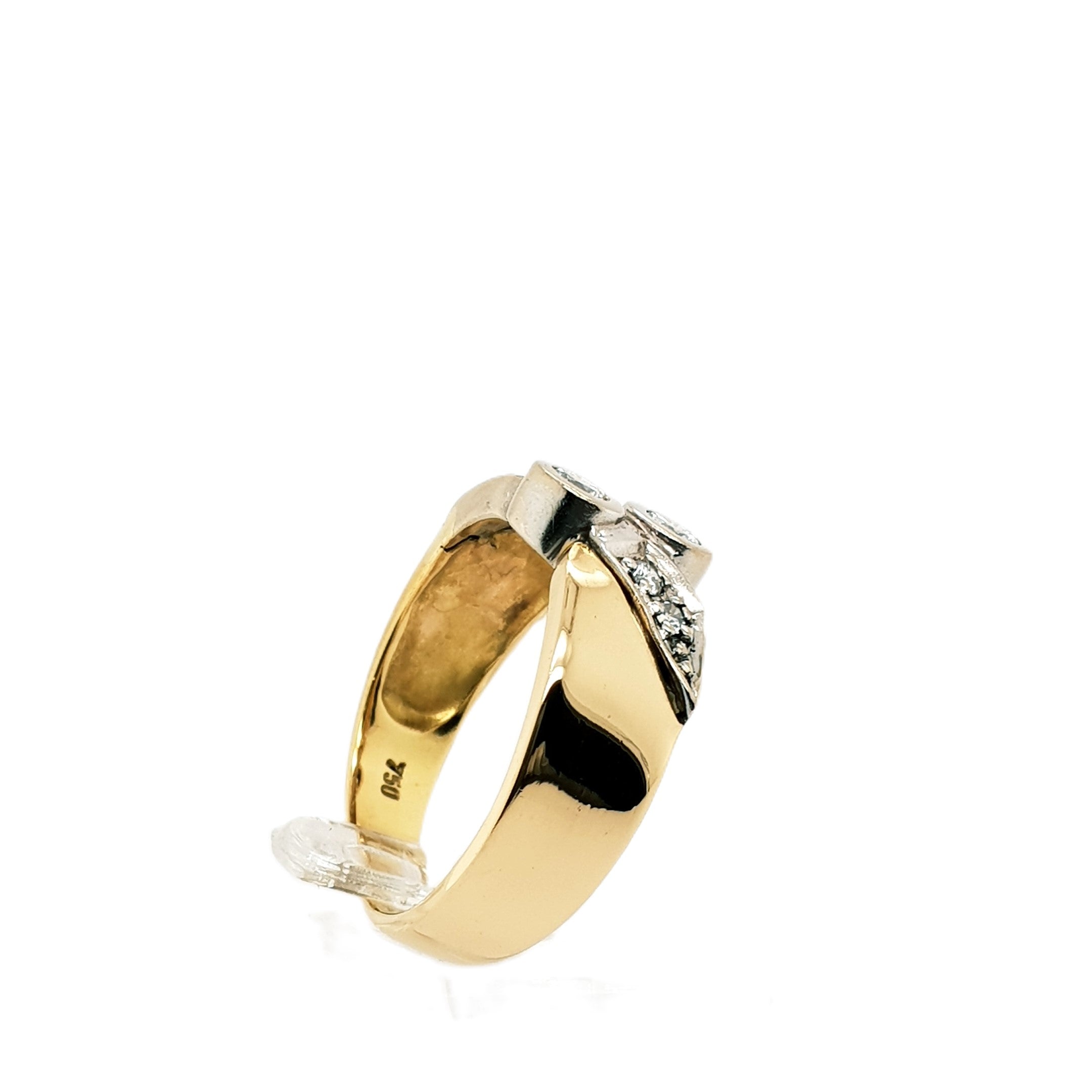 Brillant Gelbgold Ring 750 18kt Gr.53