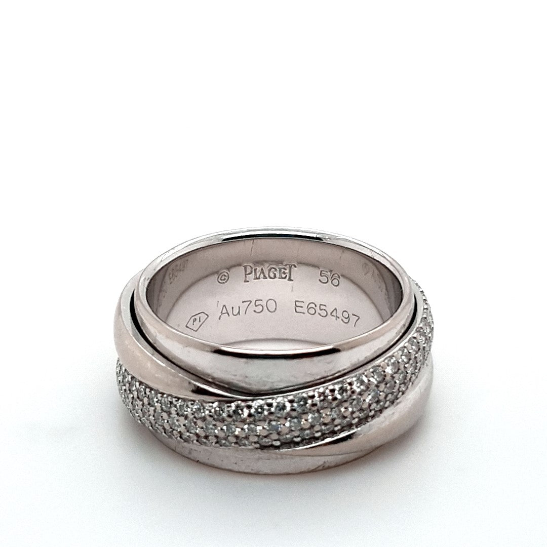 PIAGET Possession Damen Ring Weißgold 750 14 kt. 147 Brillanten zus. 1,32 ct