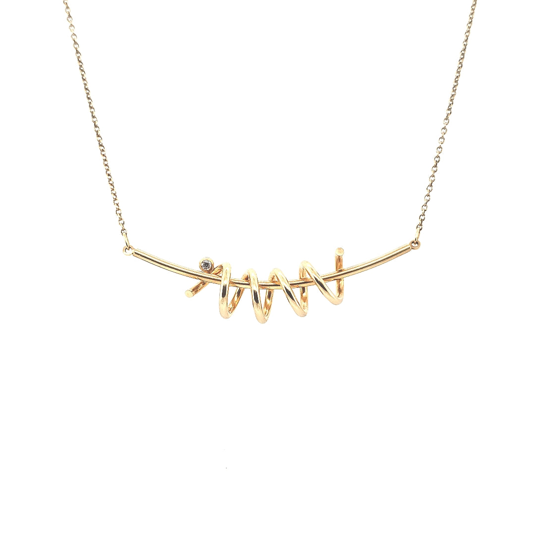 Collier 333 8kt Gelbgold ca.43cm