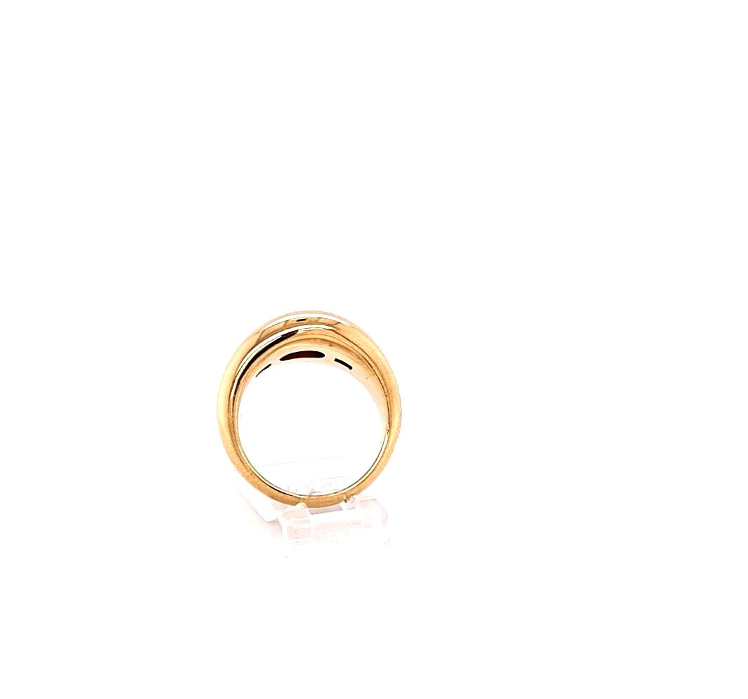 Bandring 750 18 kt. Gelbgold Brillanten Rubin 53 Schmuck 177038