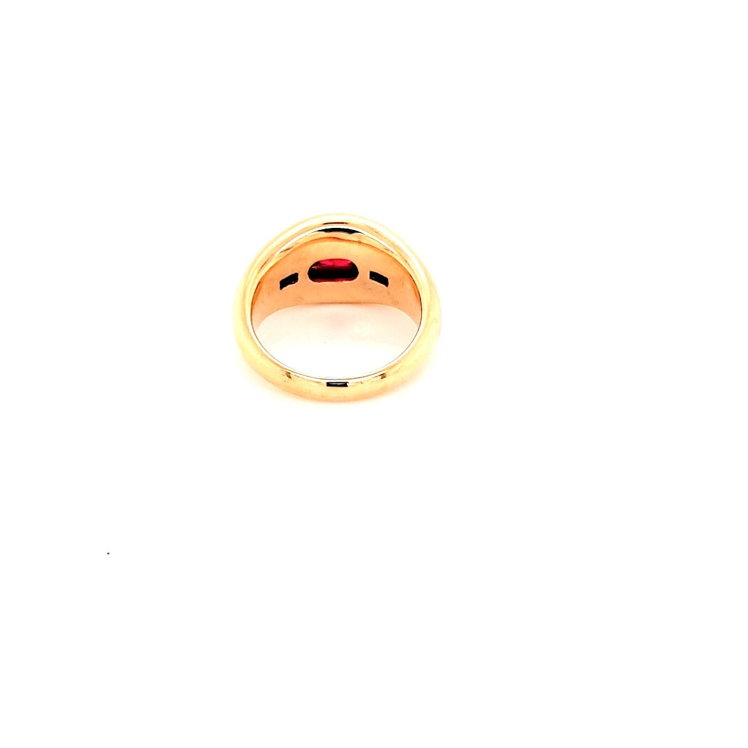 Bandring 750 18 kt. Gelbgold Brillanten Rubin 53 Schmuck 177038