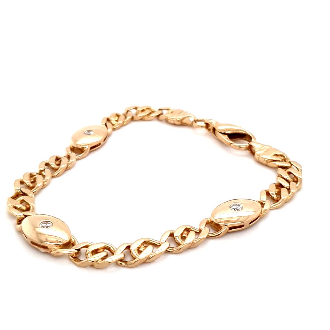 CHRIST Armband 585 Gold Brillanten Schmuck