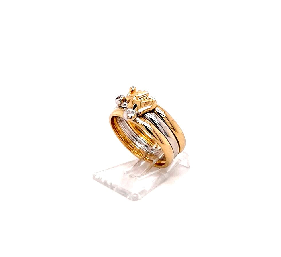 Ring Gold 585 14 kt Brillant Elefant Damen