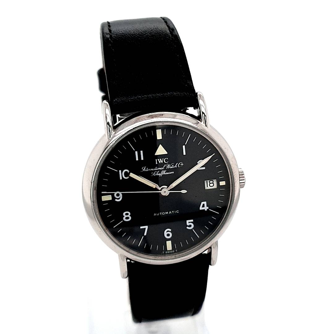 IWC Portofino Ref.: 3513 Edelstahl/ Leder Unisex 34 mm Uhren