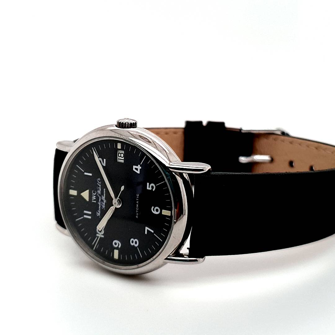 IWC Portofino Ref.: 3513 Edelstahl/ Leder Unisex 34 mm Uhren