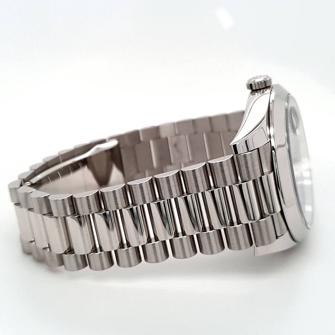 Rolex Platinum Day-Date 40, Ref: 228206 Ice Blue, Service Wempe