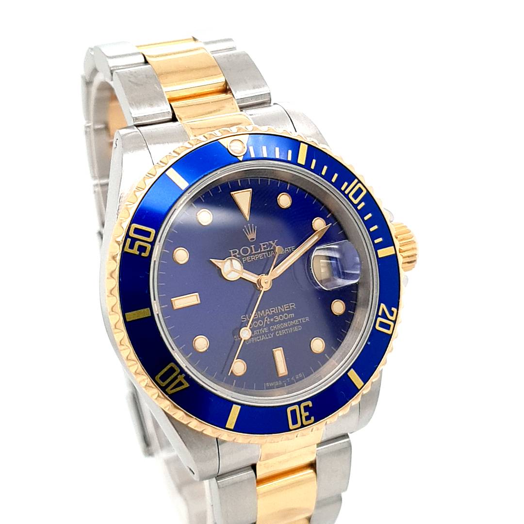 Rolex Submariner Gold Stahl Ref. 16613 40mm Herren BJ. 1990