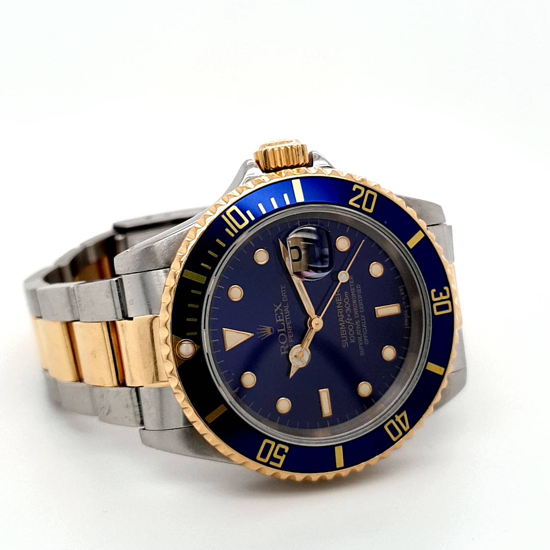 Rolex Submariner Gold Stahl Ref. 16613 40mm Herren BJ. 1990