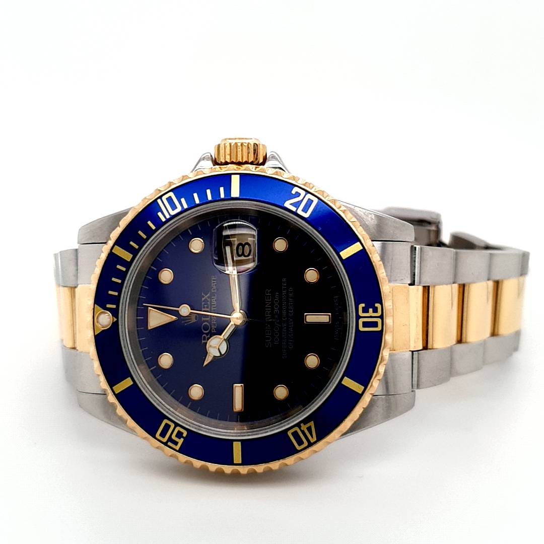 Rolex Submariner Gold Stahl Ref. 16613 40mm Herren BJ. 1990