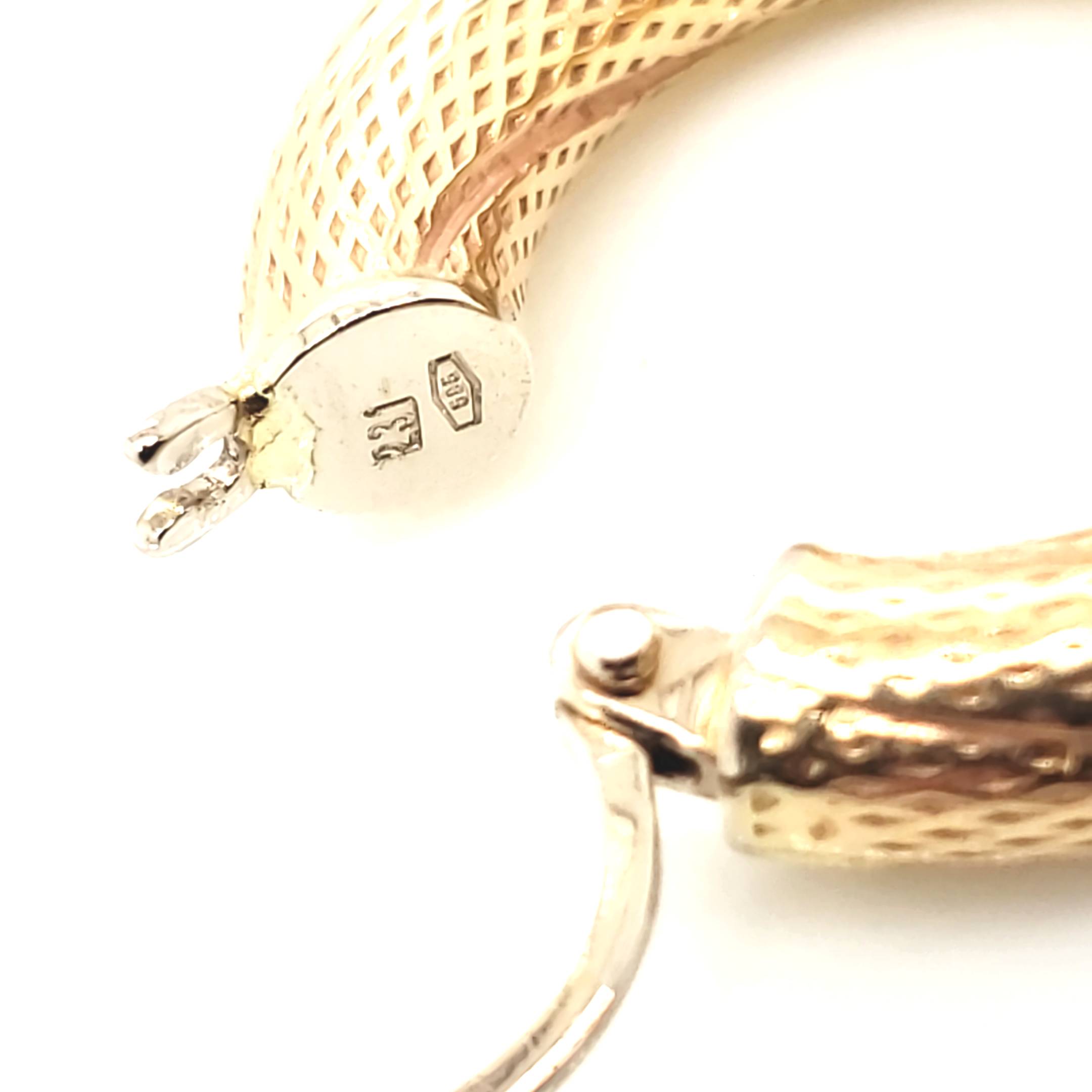 Damen Creolen Gelbgold 585 14kt