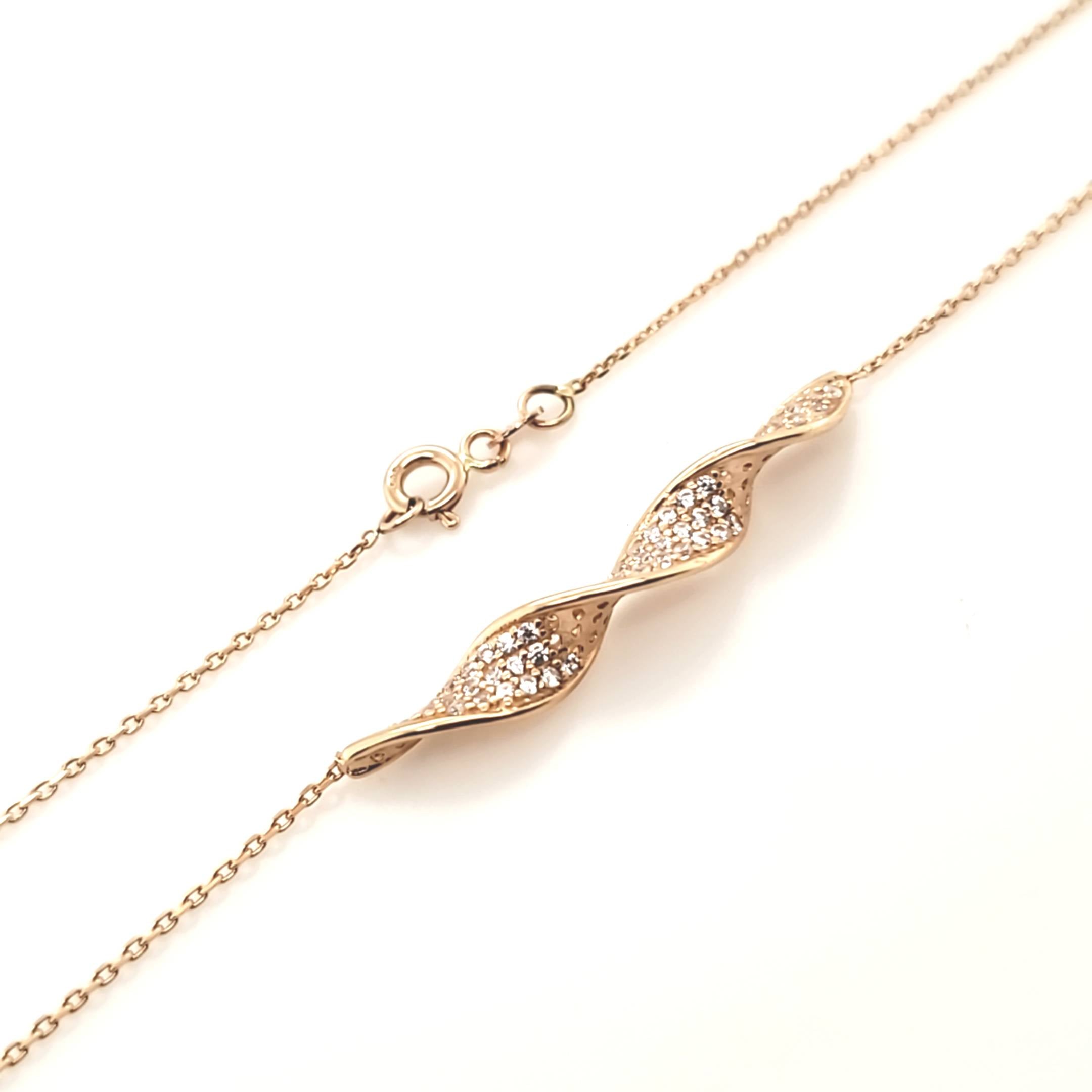 Collier Kette Rotgold 585 14kt ca.45,5
