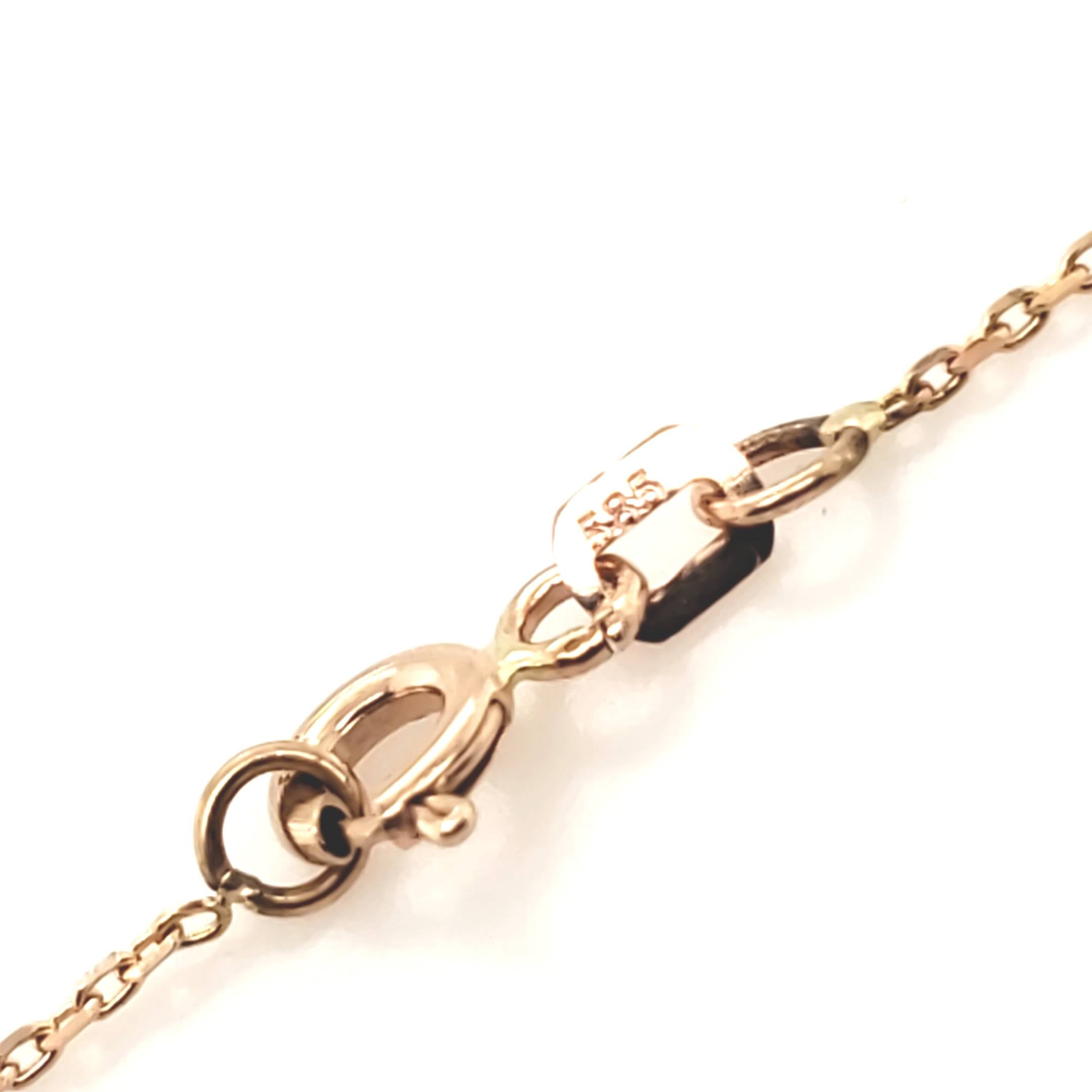 Collier Kette Rotgold 585 14kt ca.45,5