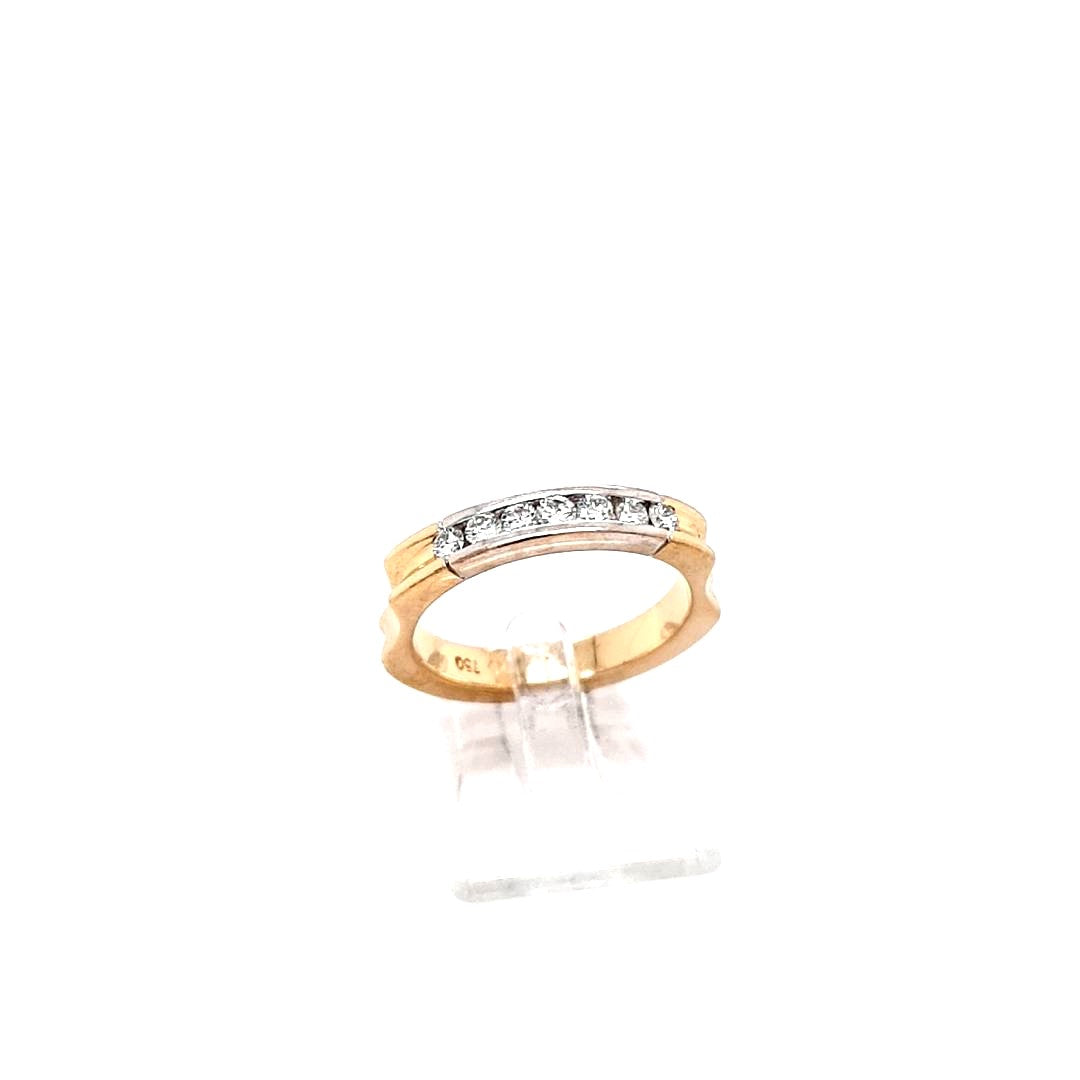 Damen Ring Gold 750 Brillanten Zertifikat 194044