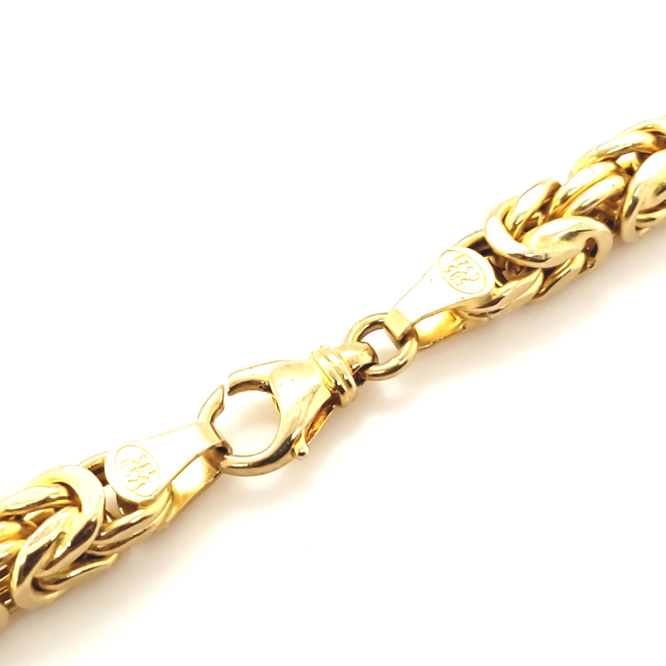 Königskette Gelbgold 585 14kt 66cm