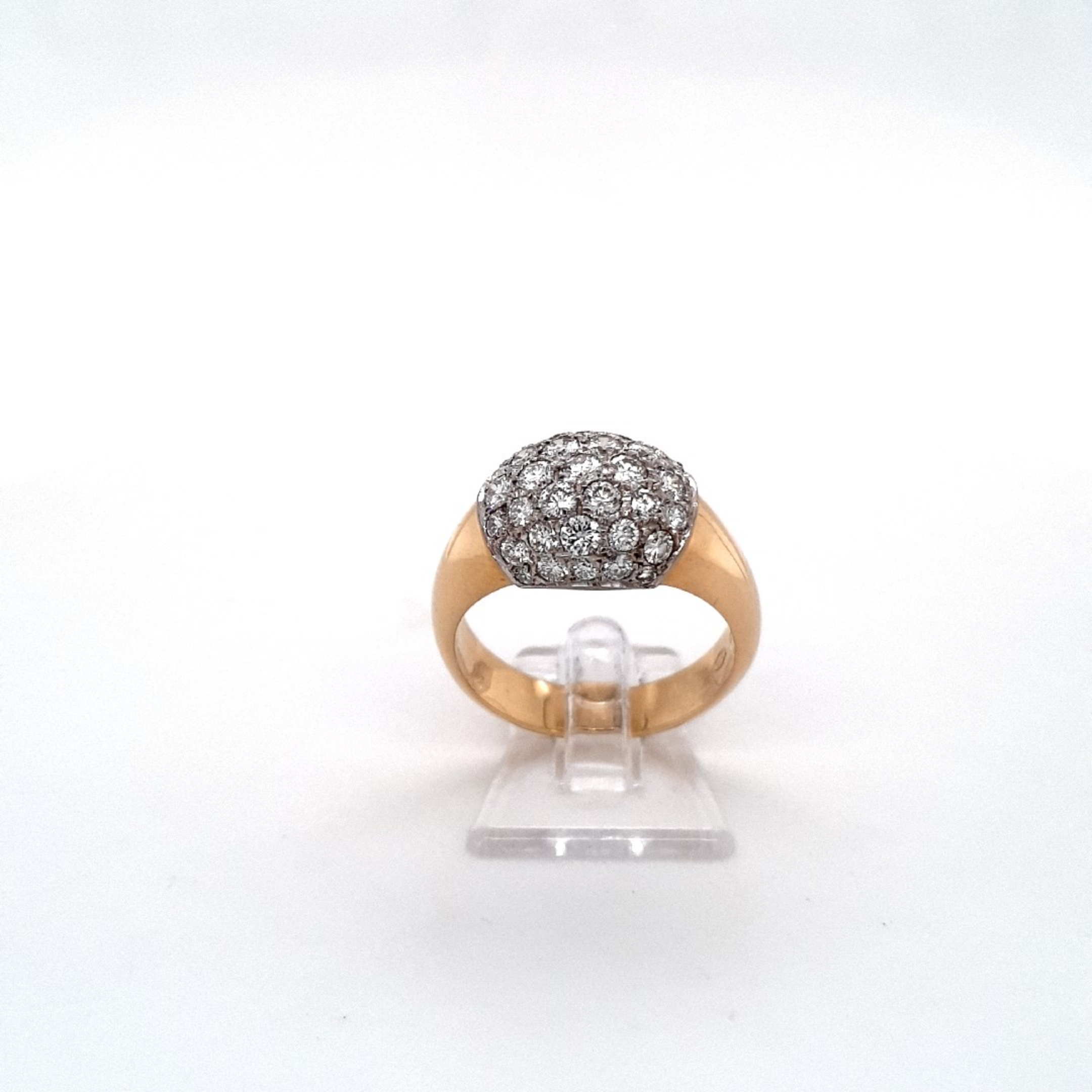 Ring Gelbgold Weißgold 750 18 kt. Brillanten Damen Schmuck Geschenk