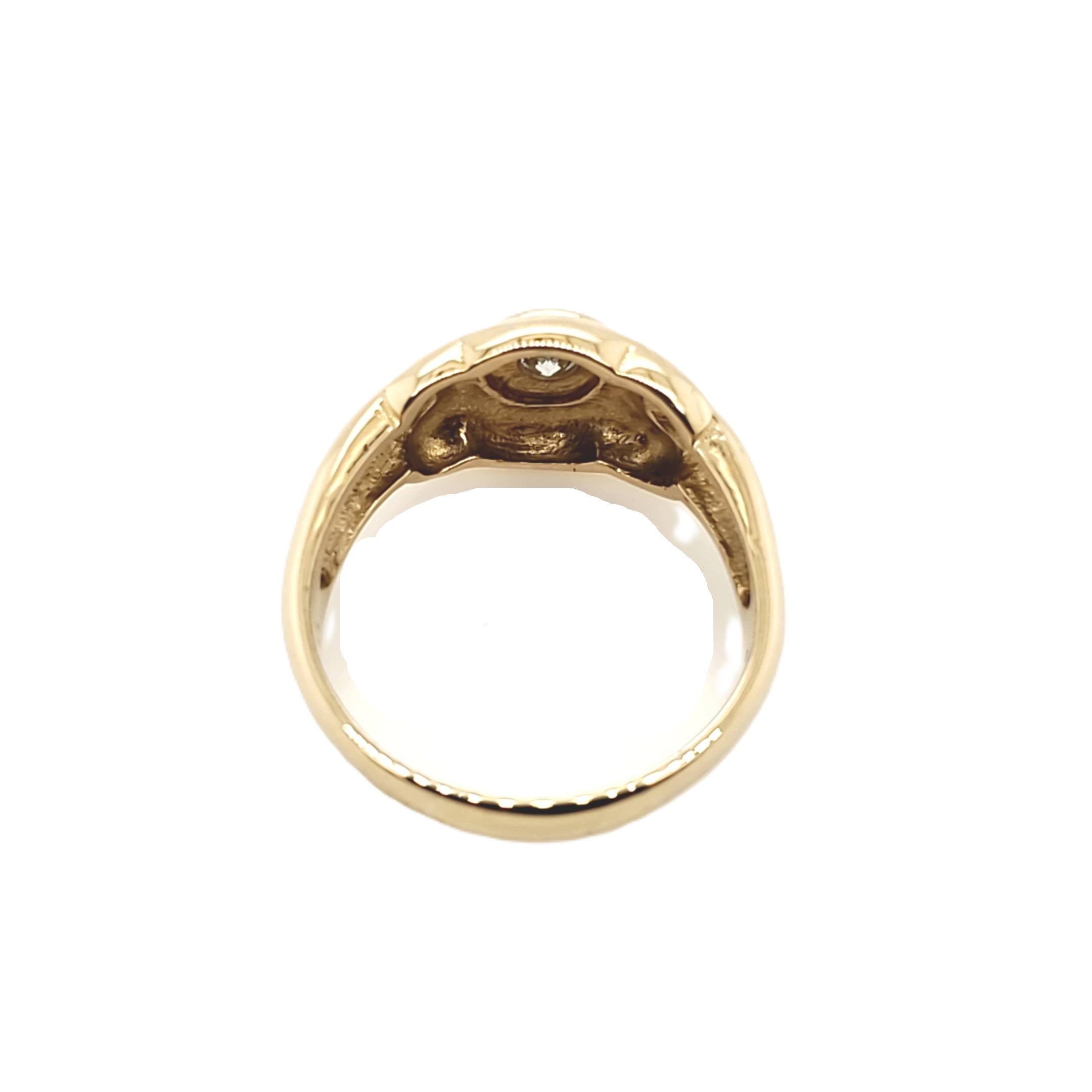 Ring Gelbgold 585/14kt Gr.60 Brillant