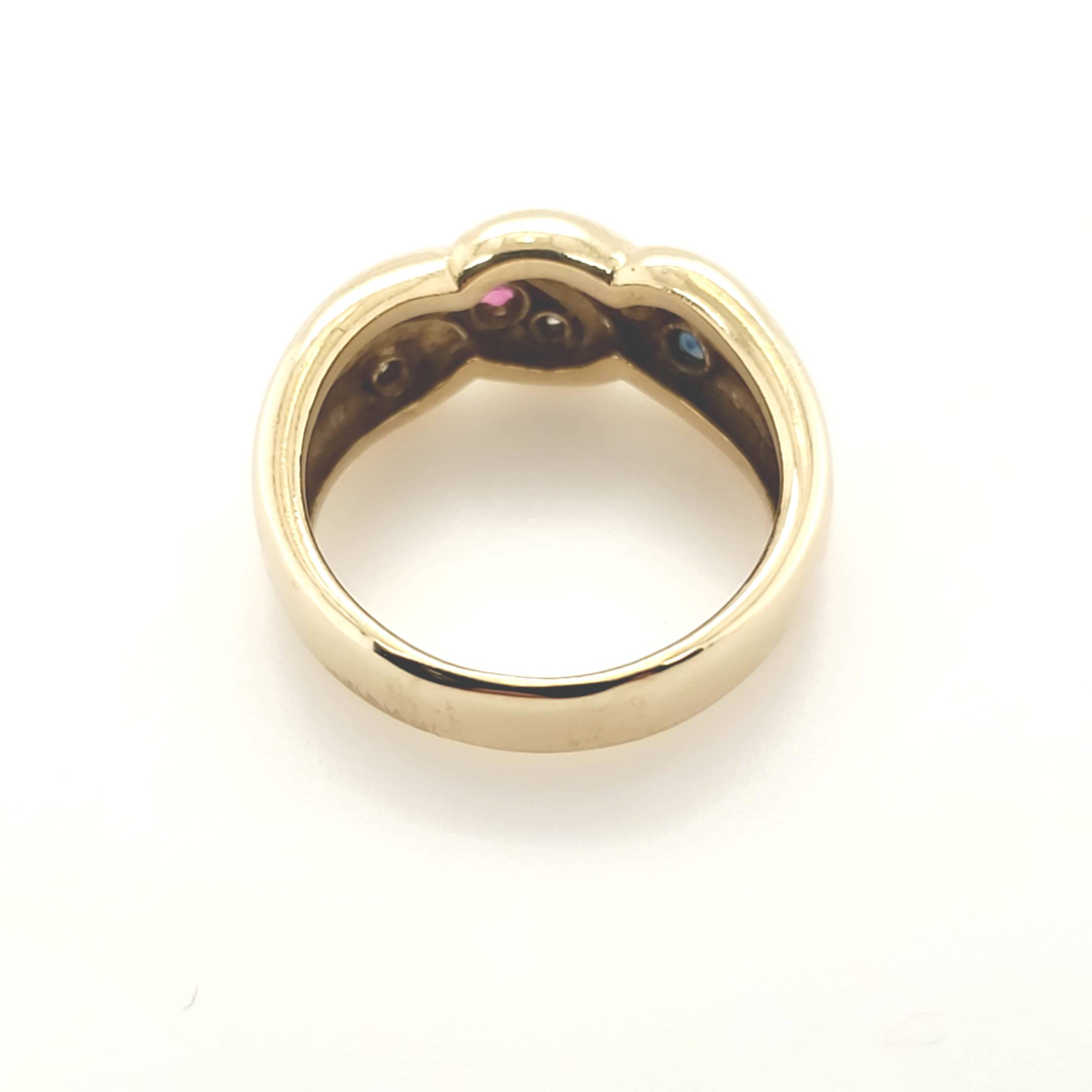 Damen Ring Gelb Gold 585 Brillanten