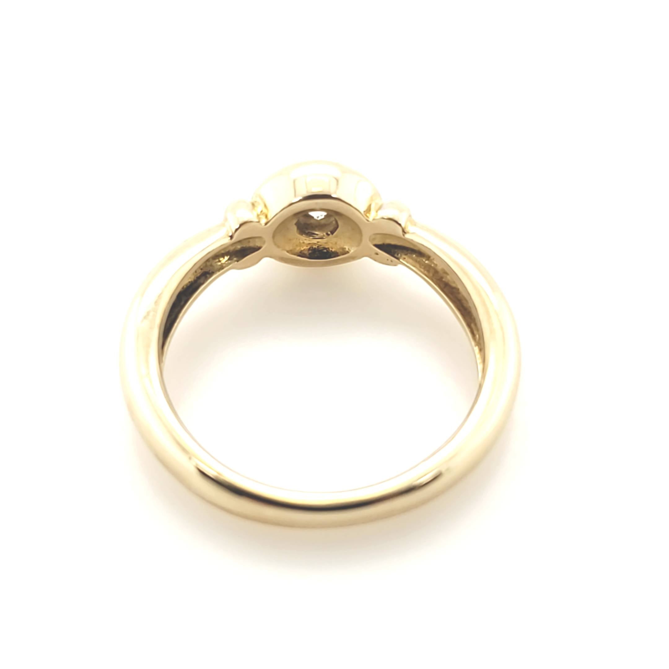 Ring Solitär Gelb Gold 585 14kt 1 Brillant ca.0,30ct Größe 56