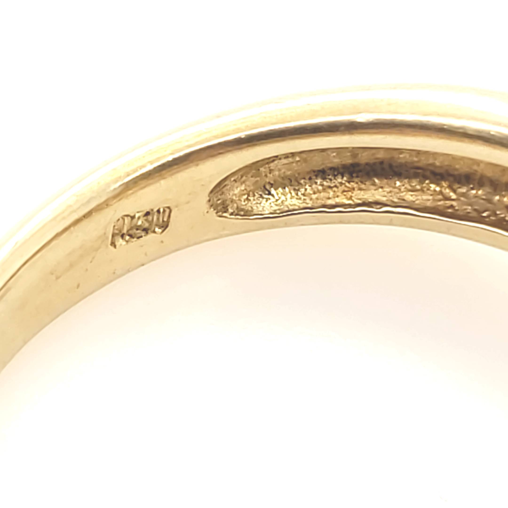Ring Solitär Gelb Gold 585 14kt 1 Brillant ca.0,30ct Größe 56