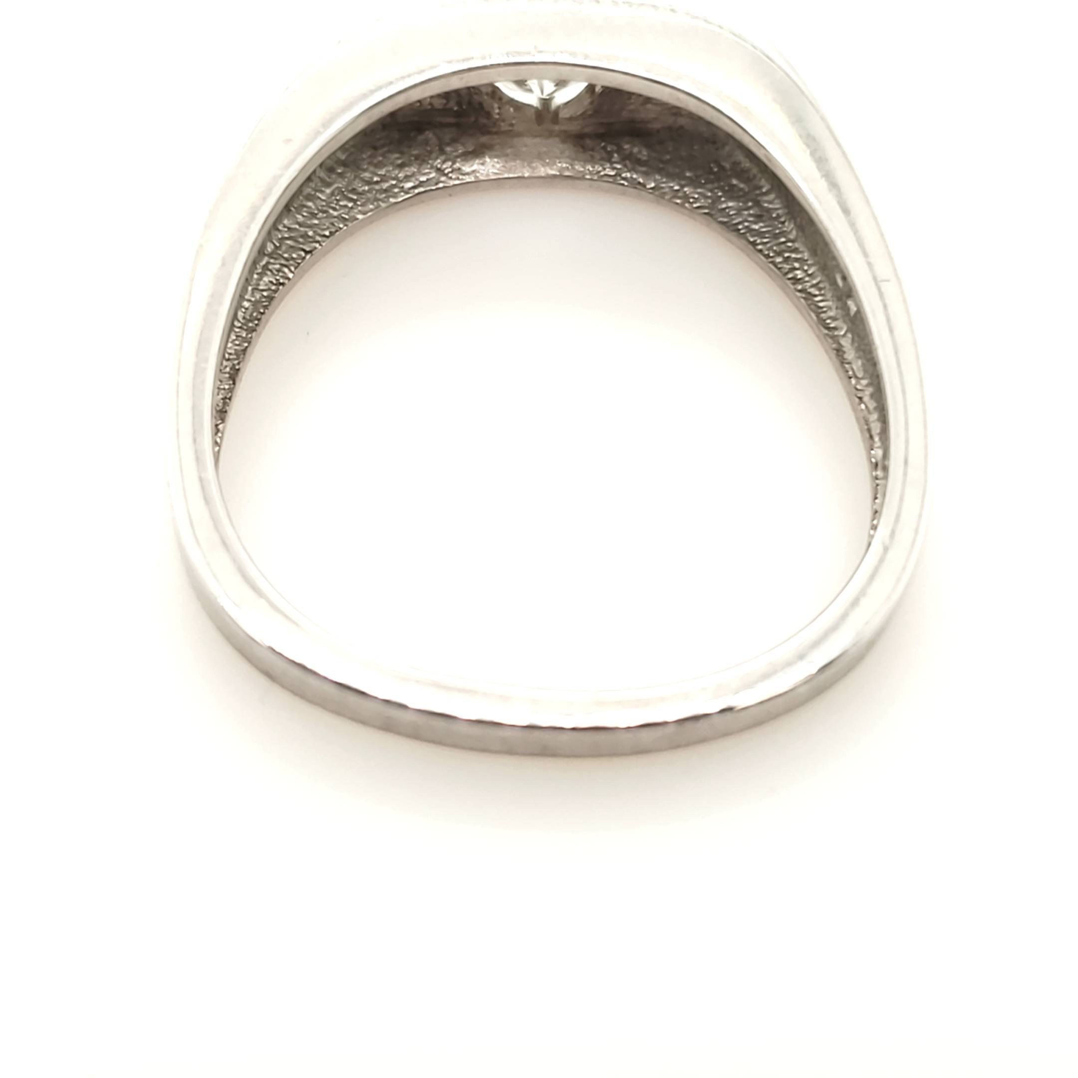 Brillant Ring Weißgold 750 Gr. 62/63