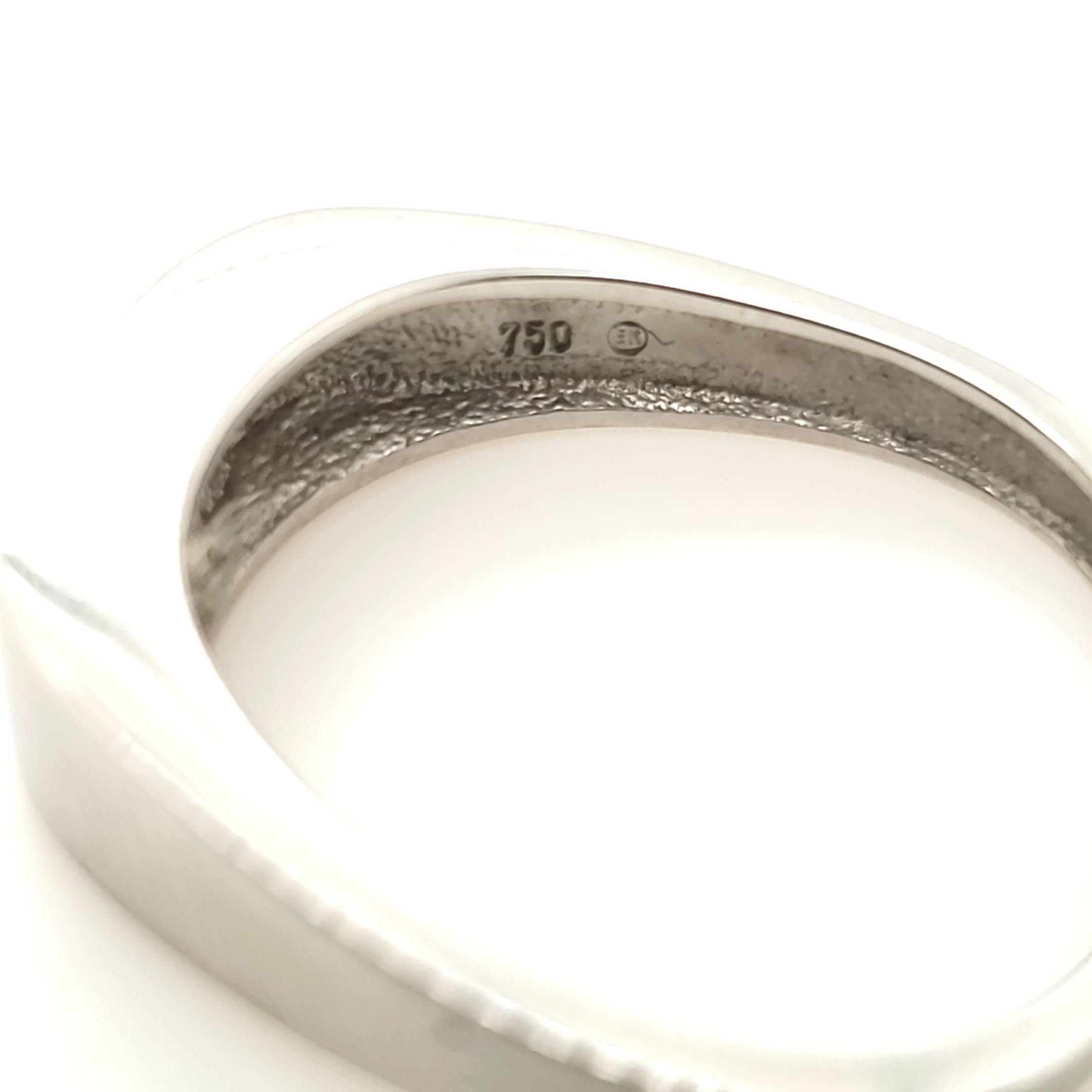 Brillant Ring Weißgold 750 Gr. 62/63
