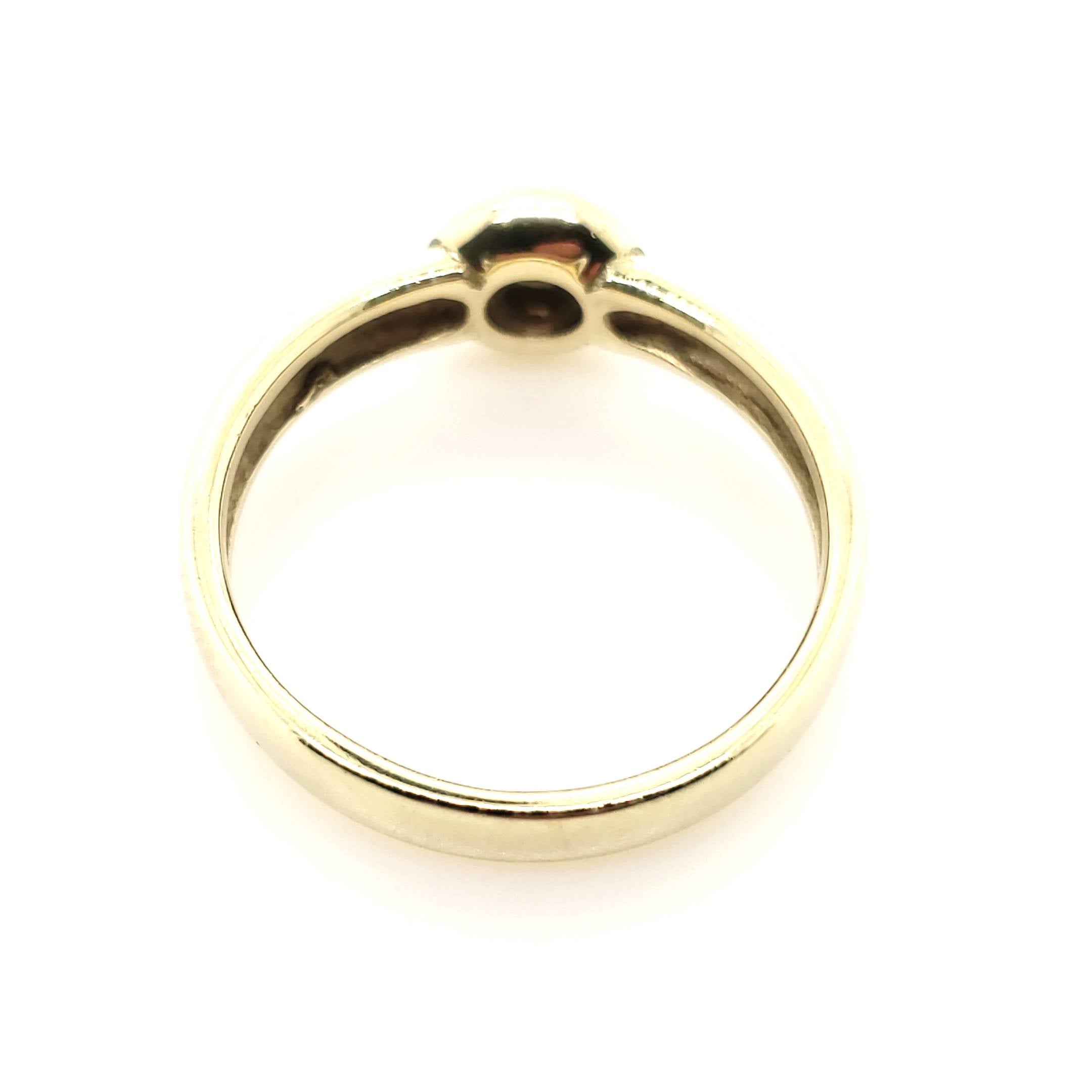 Damen Solitär Ring Gelbgold 585 14kt 1 Brillant ca. 0,20ct