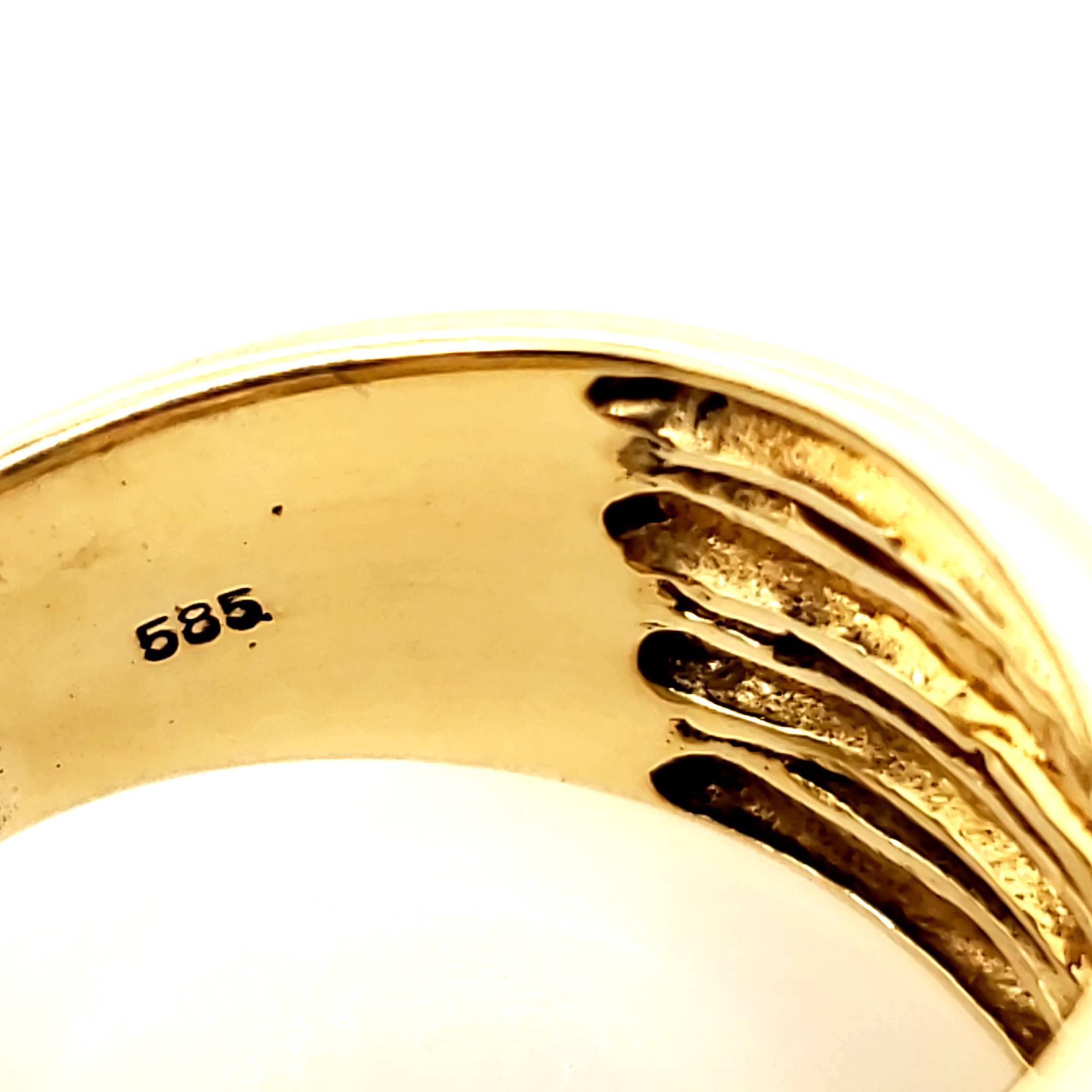Brillant Damenring Gelbgold 585 Gr.53/54