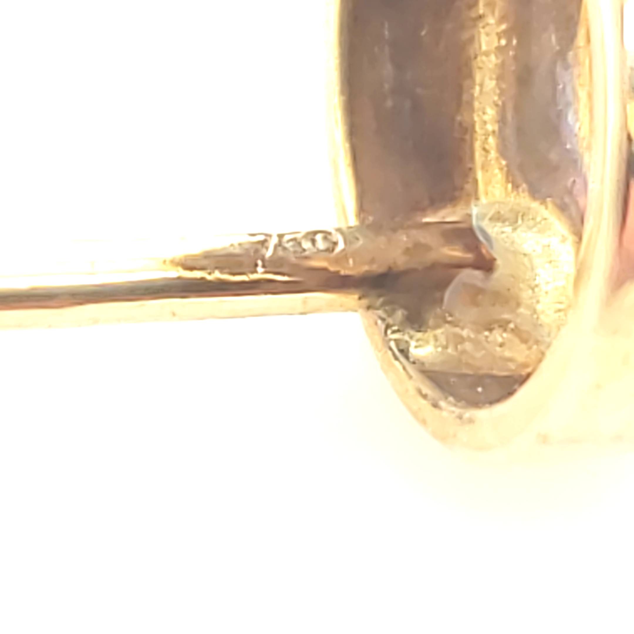 Ohrringe Ohrstecker Gelb Gold 750 18kt je 1 Brillant zusammen ca.0,50ct