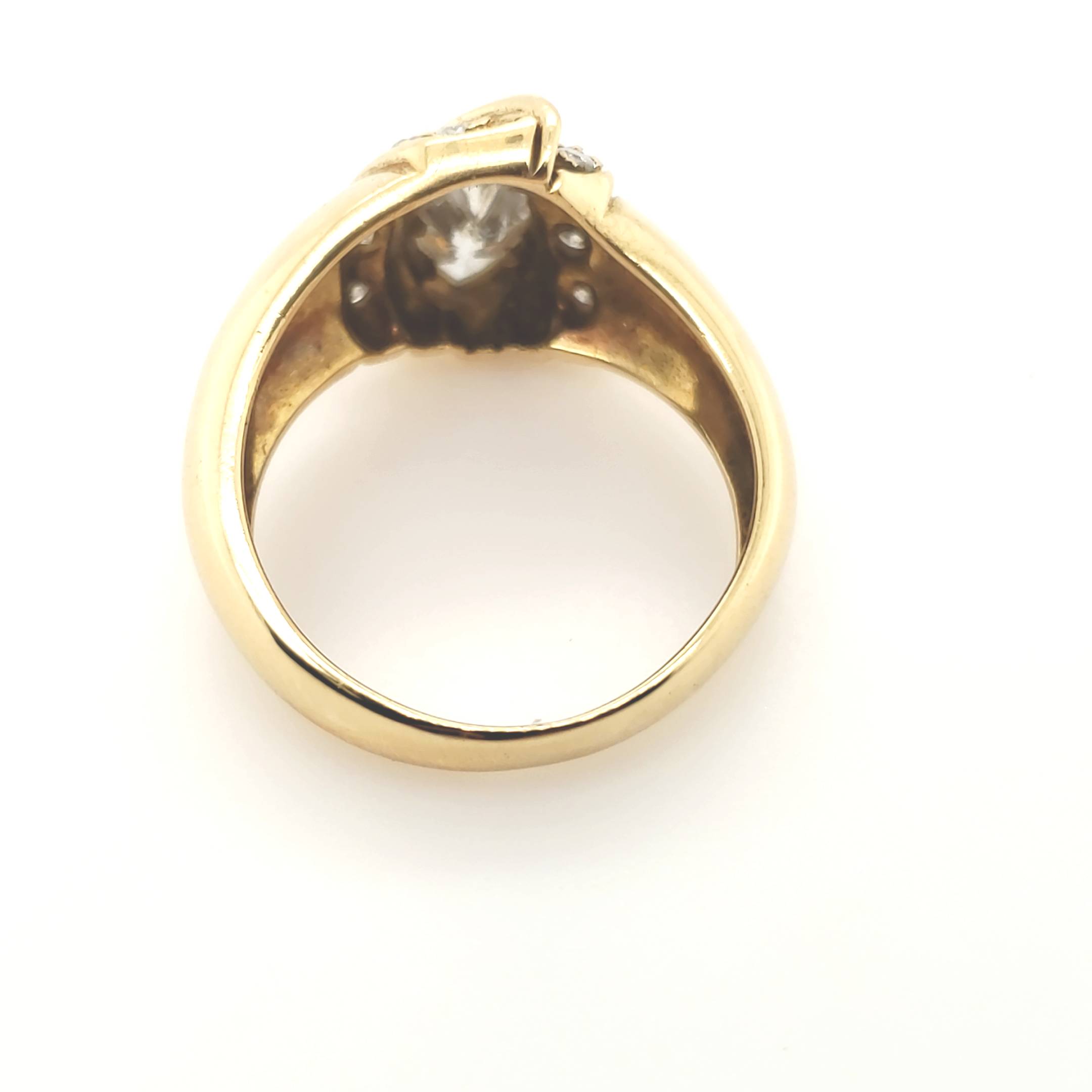 Brillant Ring Gelbgold 750 18kt B