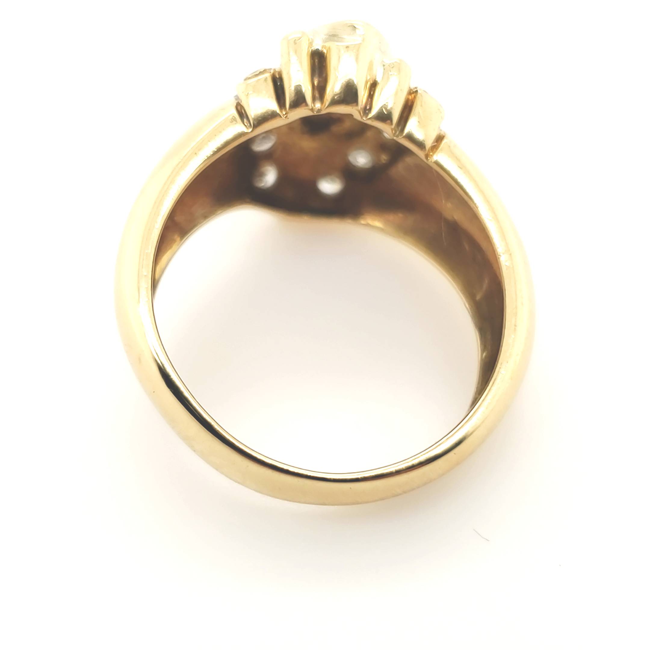 Brillant Ring Gelbgold 750 18kt B