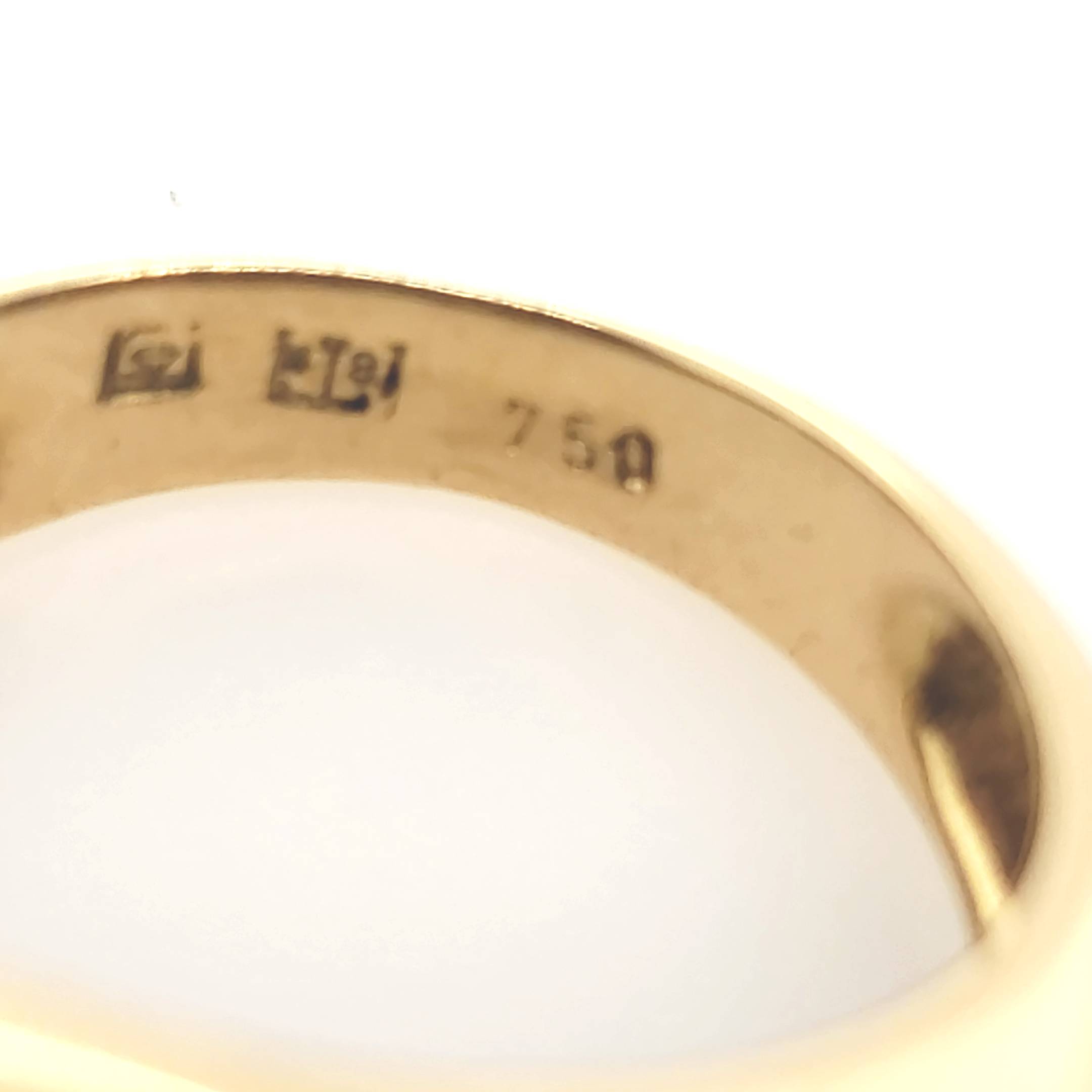Brillant Ring Gelbgold 750 18kt B