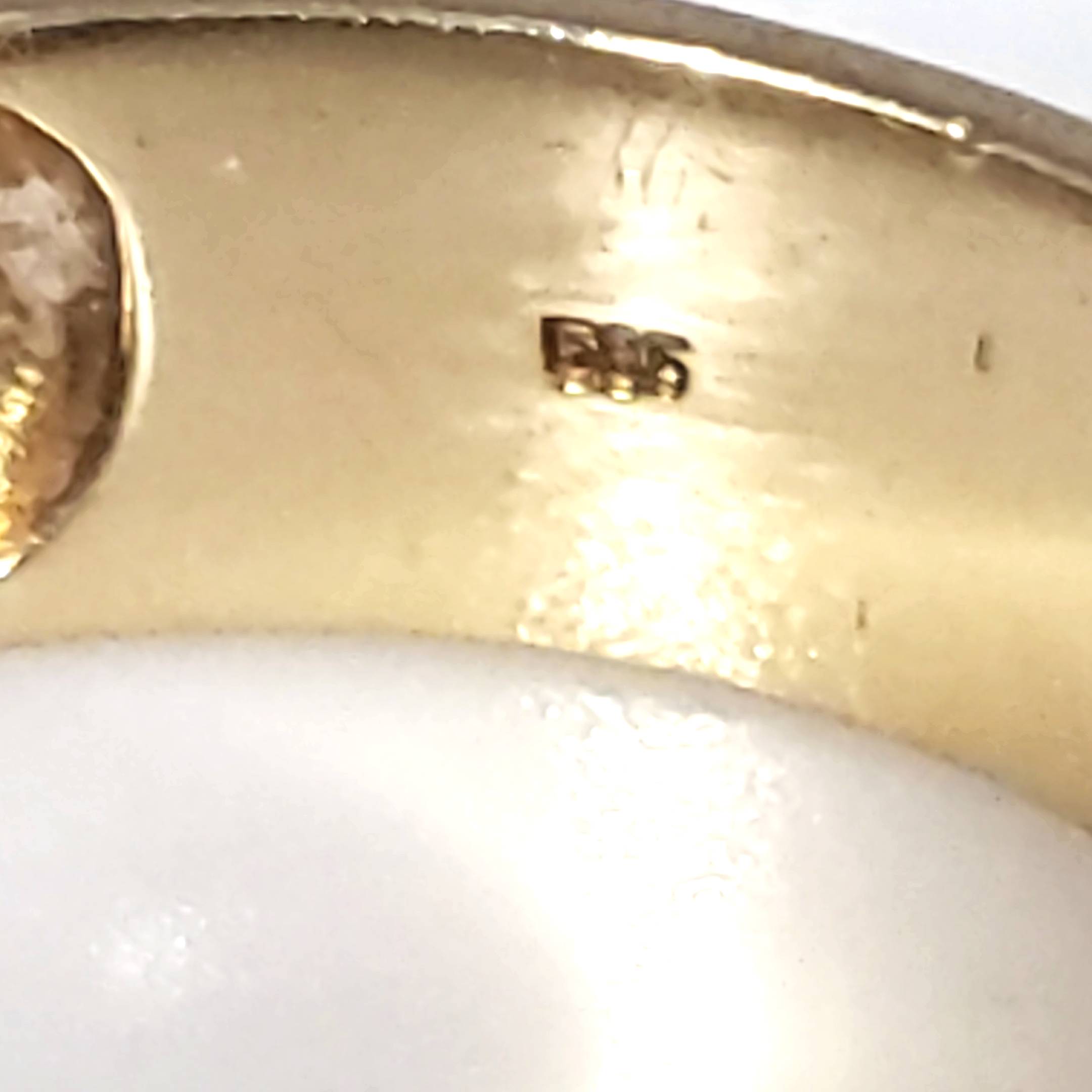 Ring Gelb Gold 585 14kt Größe 55 26 Diamanten 14 Brillanten zusammen ca.0,40ct