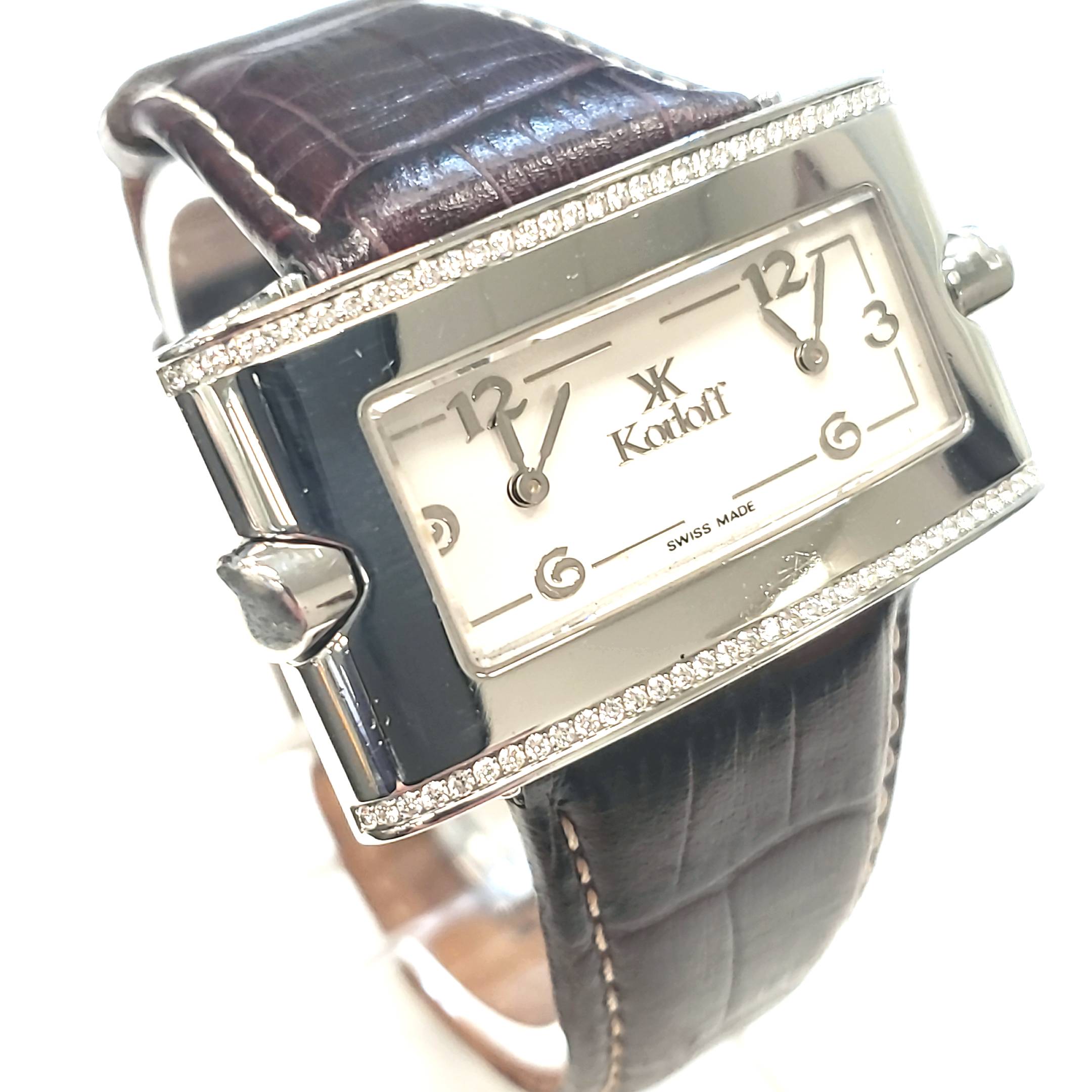 Korloff Duo Time Paris Referenz GKH2 Quarz 74 Brillanten