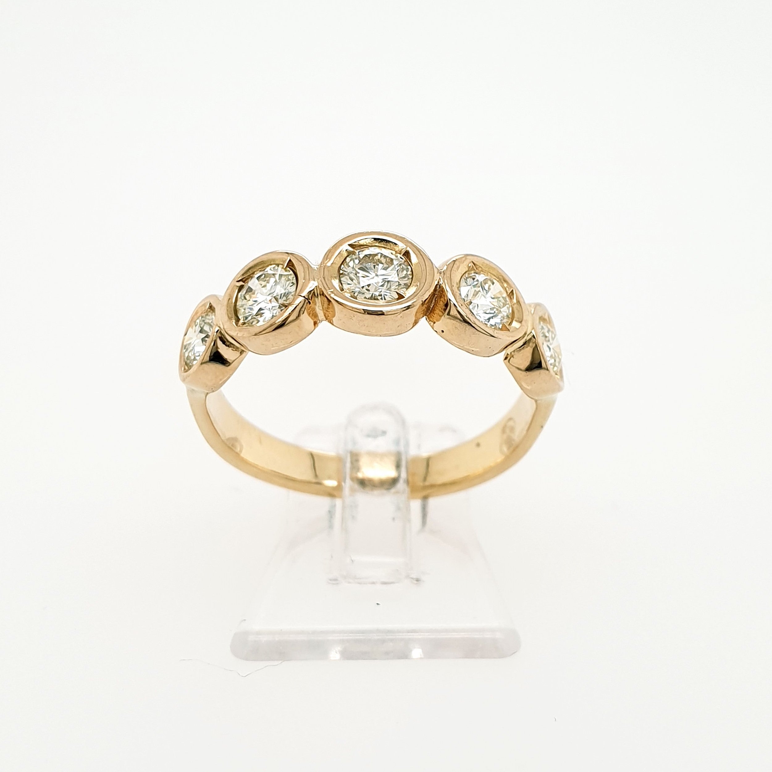 Brillant 1ct Ring 585 Gelbgold 14 kt Gr. 60