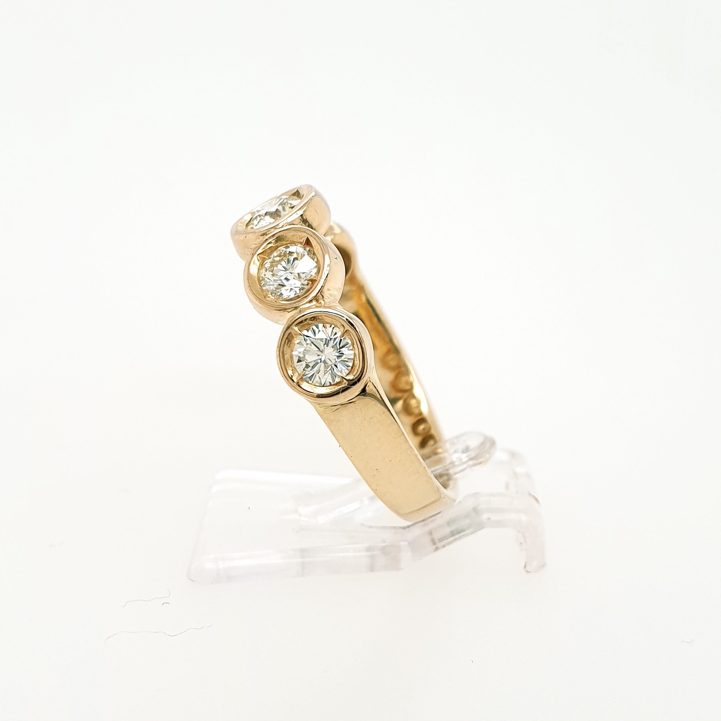 Brillant 1ct Ring 585 Gelbgold 14 kt Gr. 60