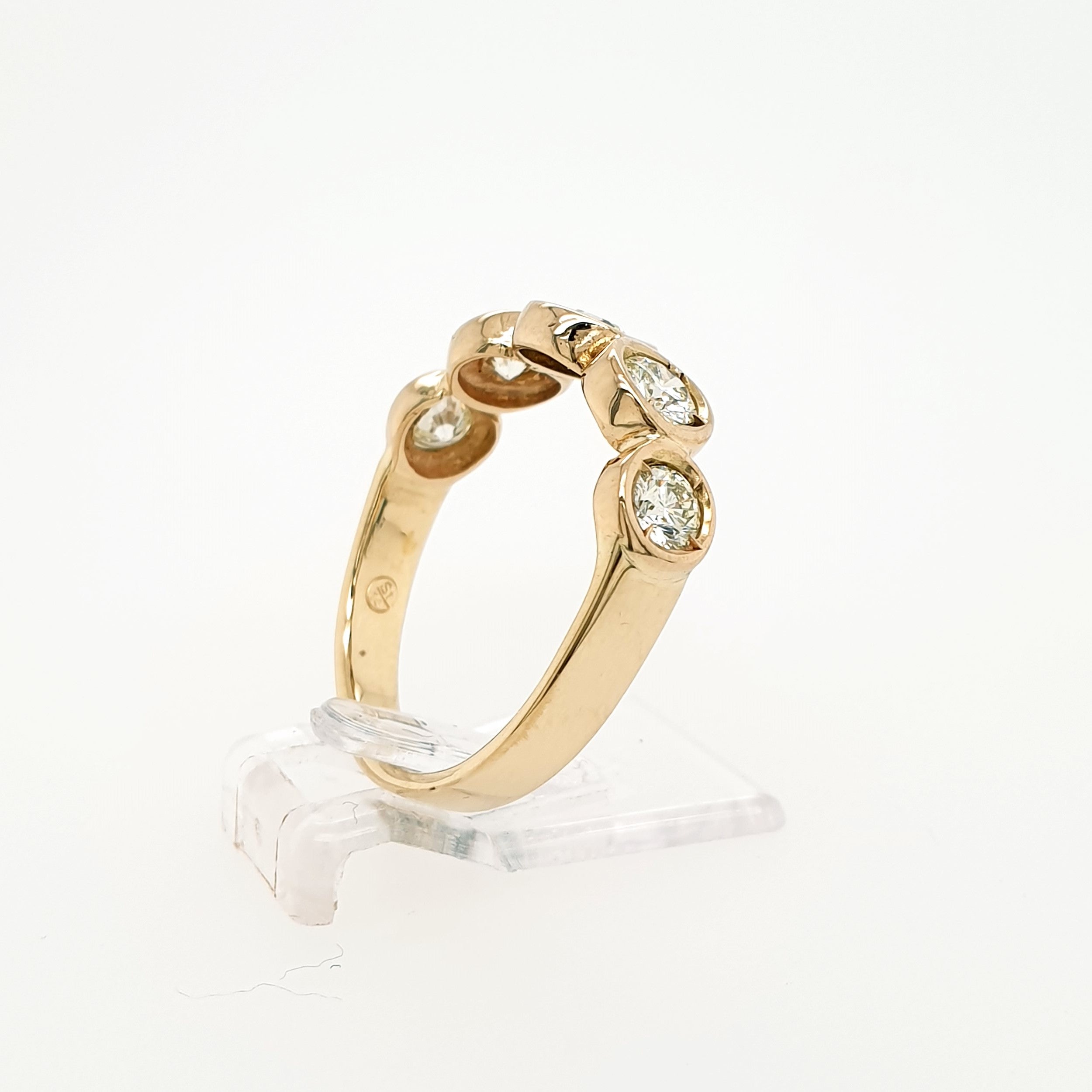 Brillant 1ct Ring 585 Gelbgold 14 kt Gr. 60