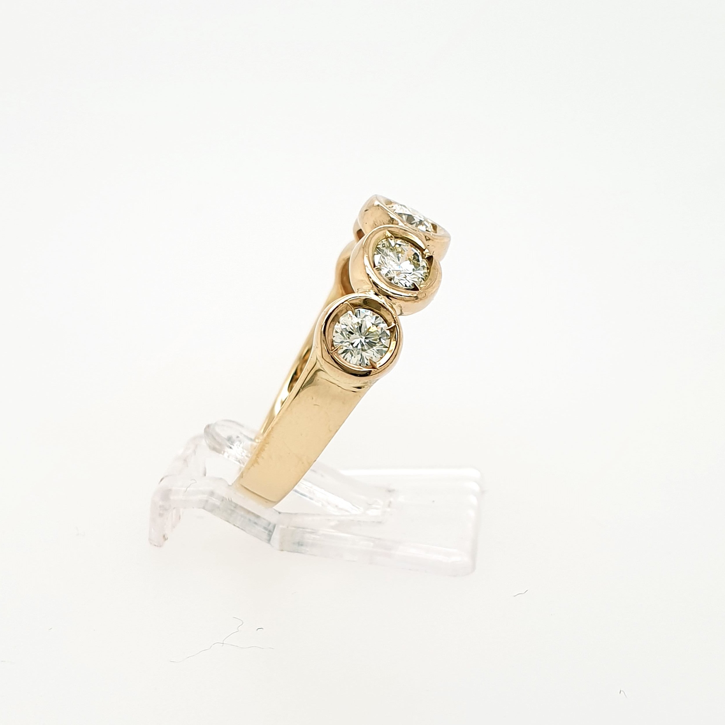 Brillant 1ct Ring 585 Gelbgold 14 kt Gr. 60