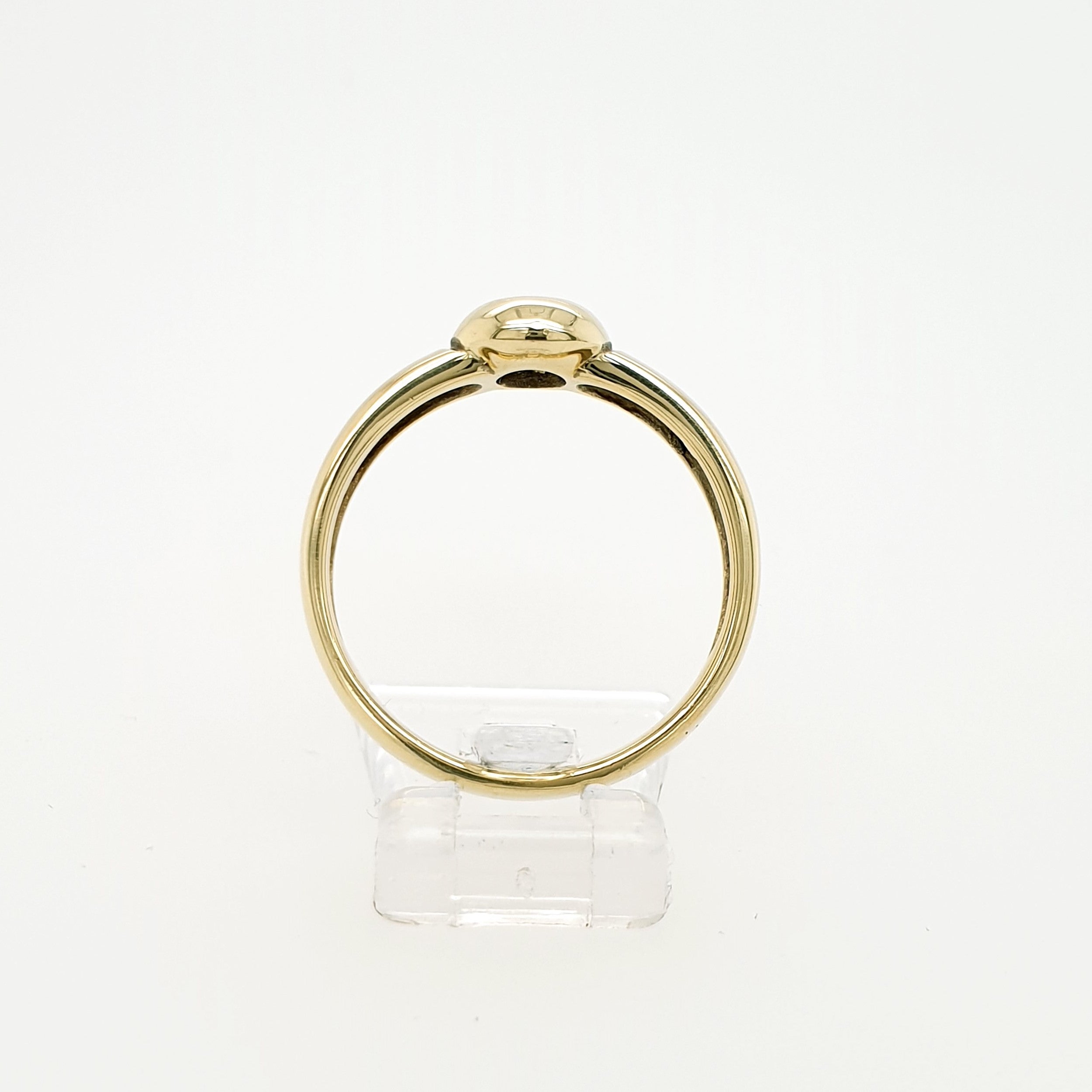 Brillant Solitär Ring 585 Gelbgold 14kt Gr.55