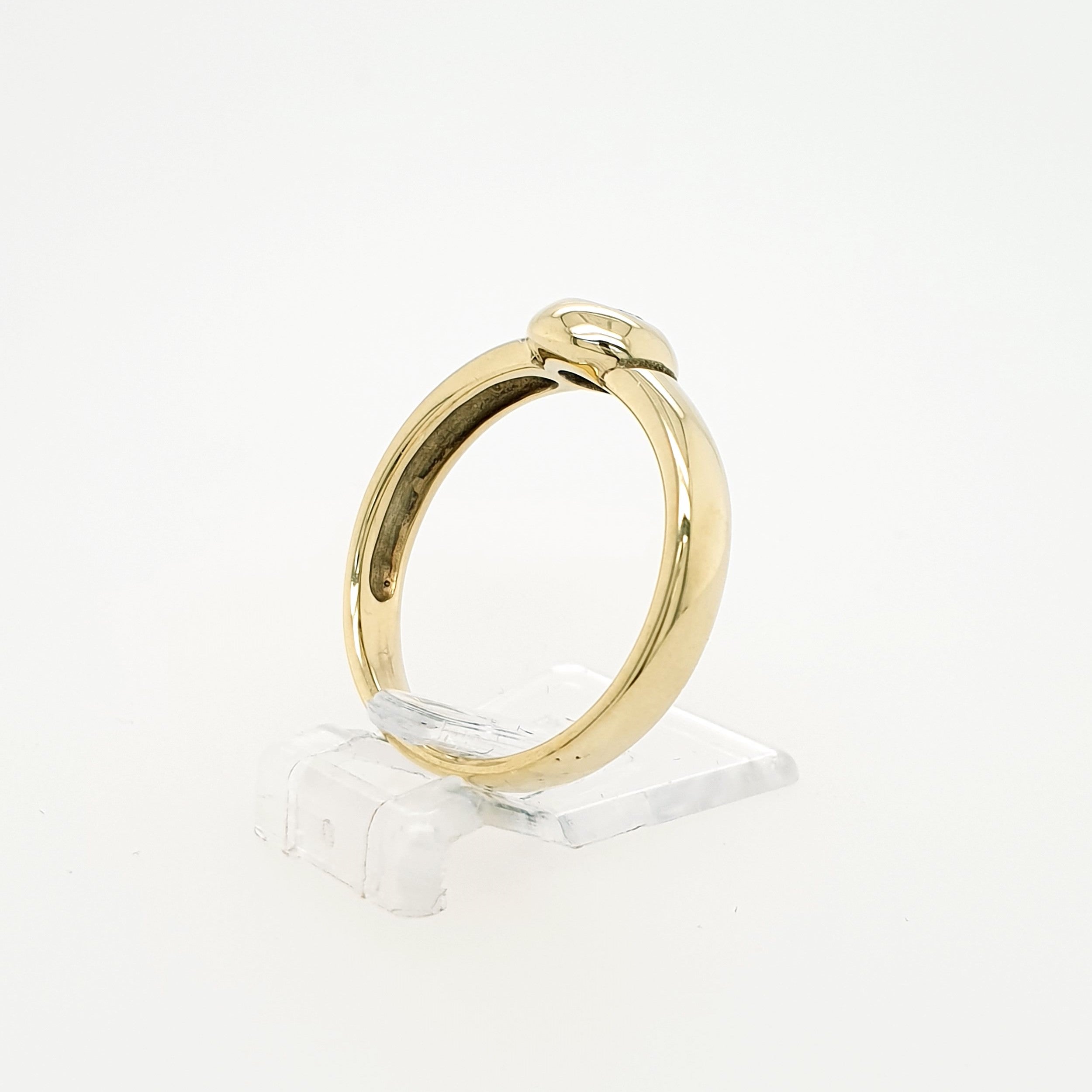 Brillant Solitär Ring 585 Gelbgold 14kt Gr.55